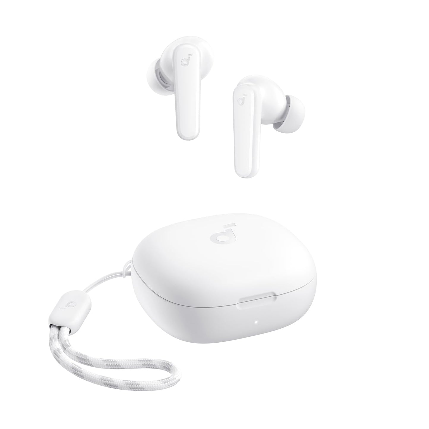 soundcore by Anker P20i Wireless Bluetooth Headphones In-Ear, 10 mm Driver, Bluetooth 5.3, Adjustable EQ, 30 Hours Playtime, IPX5 Waterproof, 2 Micros with AI, Single Use (Black)