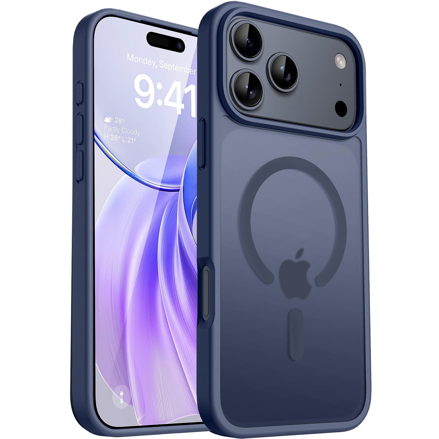 CACOE für iPhone 17 Hülle Kameraschutzend, Kompatibel mit MagSafe, Stoßfest Kratzfest Magnetisch Rückseite Handyhülle für iPhone 17 Case Transluzente