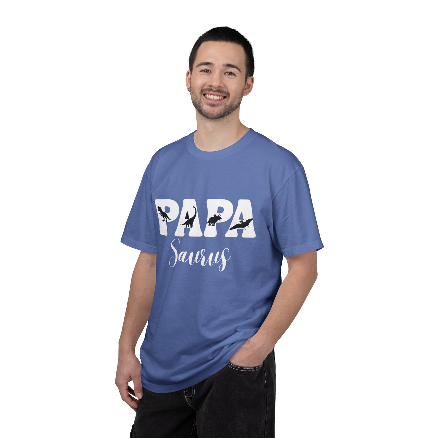 Papa Saurus T-Shirt – Lustiges Dinosaurier Papa Shirt | Geschenk für Papa | Papasaurus T-Shirt | Geburtsgeschenk für werdende Väter | Kult Daddy Design