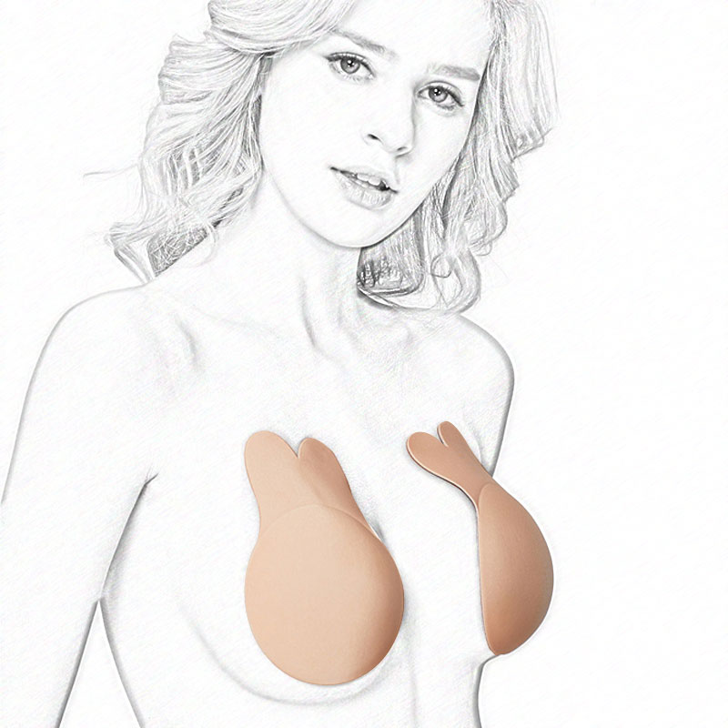LiftNest Push-up Klebe Pads Unsichtbare Silikon Push-Up-BH: Wiederverwendbare Brustlift-Unterwäsche & Nippelabdeckungen für perfekten Halt und Komfort