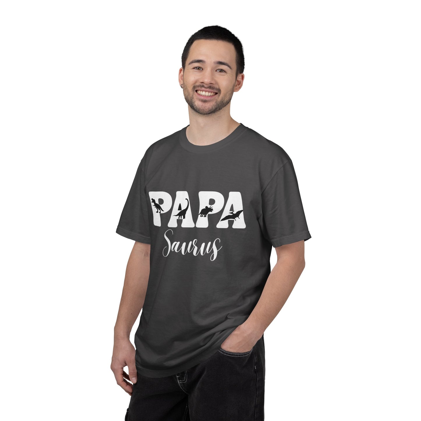 Papa Saurus T-Shirt – Lustiges Dinosaurier Papa Shirt | Geschenk für Papa | Papasaurus T-Shirt | Geburtsgeschenk für werdende Väter | Kult Daddy Design