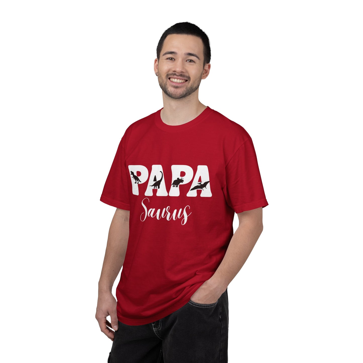 Papa Saurus T-Shirt – Lustiges Dinosaurier Papa Shirt | Geschenk für Papa | Papasaurus T-Shirt | Geburtsgeschenk für werdende Väter | Kult Daddy Design