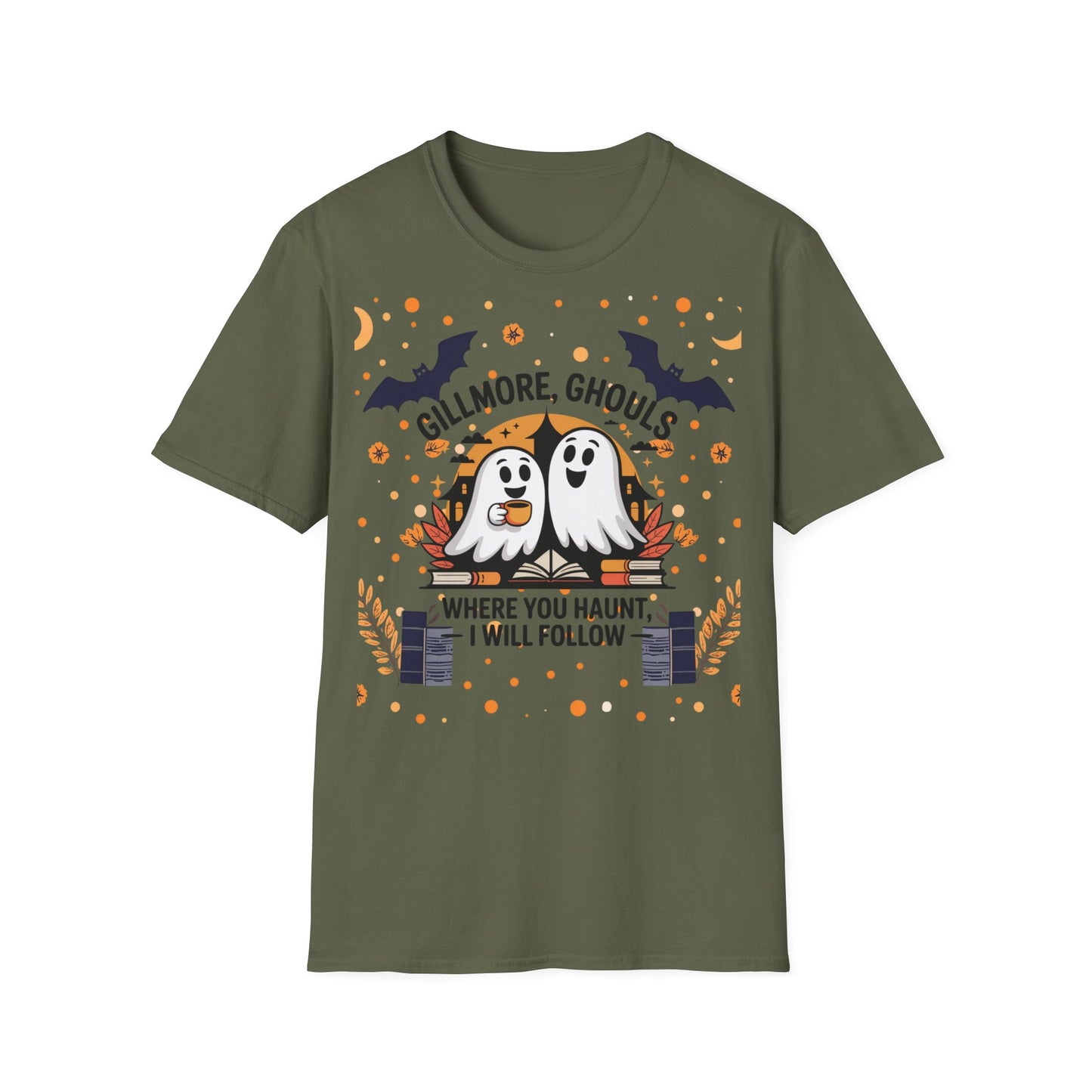 Pandarino Geisterhafte Freundschaft Halloween T-Shirt, Gilmore Ghouls Shirt, Halloween Geschenke, Geister Parodie Halloween T-Shirt