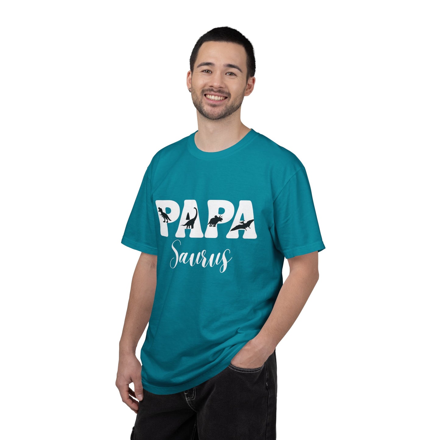 Papa Saurus T-Shirt – Lustiges Dinosaurier Papa Shirt | Geschenk für Papa | Papasaurus T-Shirt | Geburtsgeschenk für werdende Väter | Kult Daddy Design