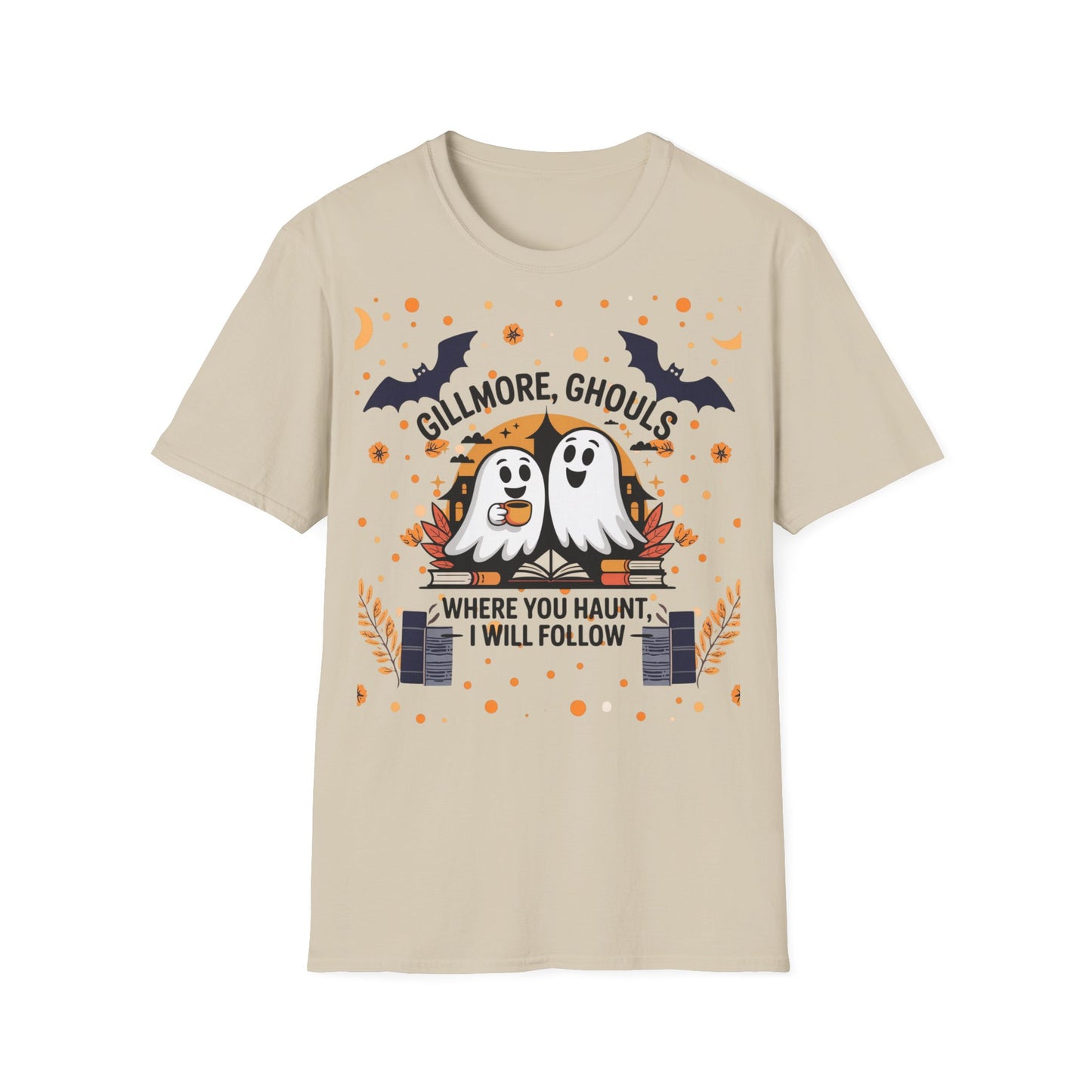 Pandarino Geisterhafte Freundschaft Halloween T-Shirt, Gilmore Ghouls Shirt, Halloween Geschenke, Geister Parodie Halloween T-Shirt