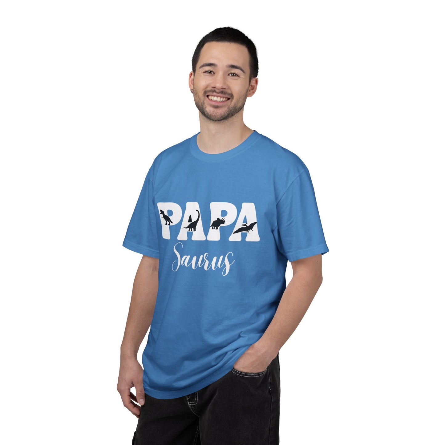 Papa Saurus T-Shirt – Lustiges Dinosaurier Papa Shirt | Geschenk für Papa | Papasaurus T-Shirt | Geburtsgeschenk für werdende Väter | Kult Daddy Design