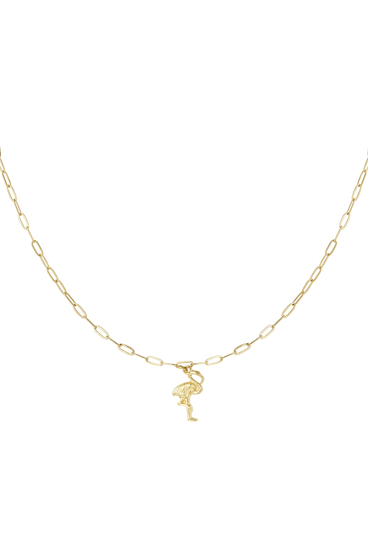flamingo chain necklace