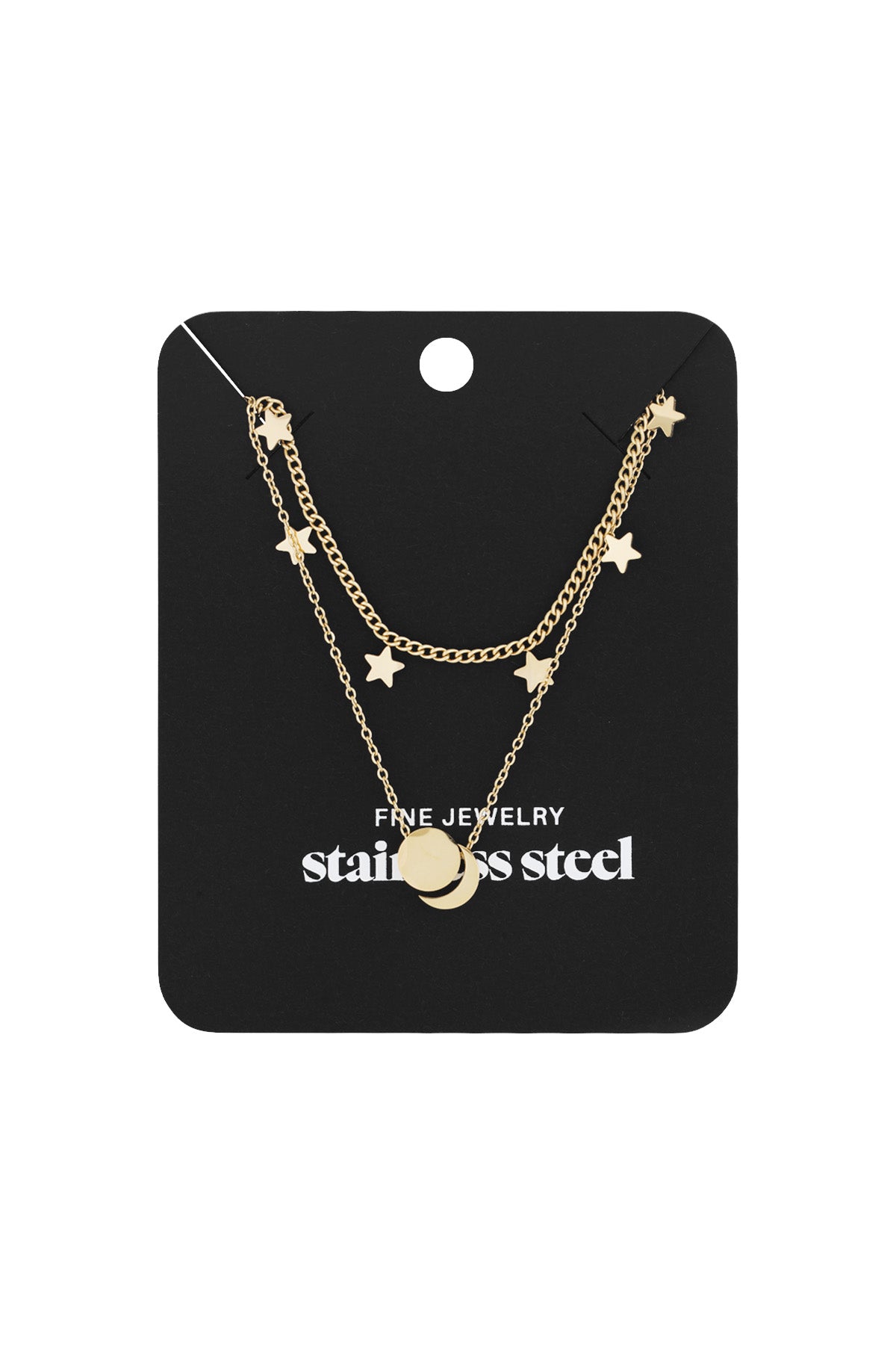 double star necklace
