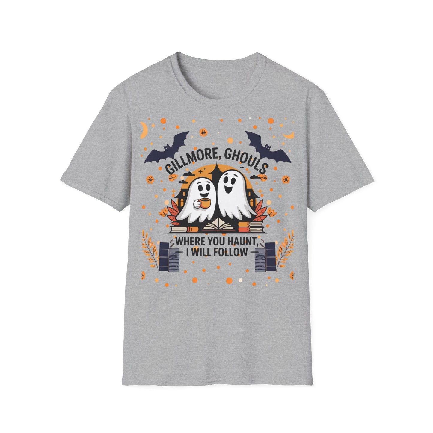 Pandarino Geisterhafte Freundschaft Halloween T-Shirt, Gilmore Ghouls Shirt, Halloween Geschenke, Geister Parodie Halloween T-Shirt