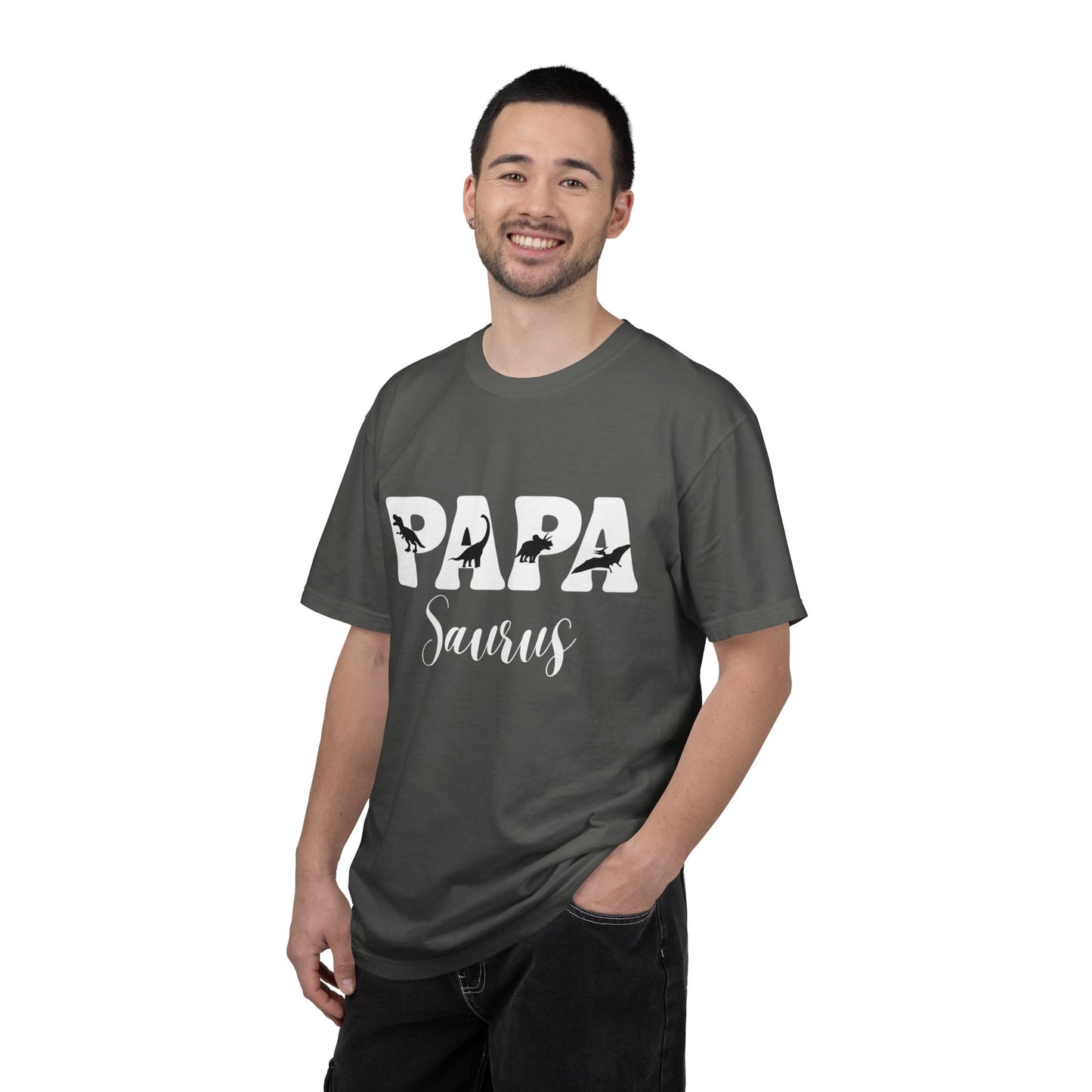 Papa Saurus T-Shirt – Lustiges Dinosaurier Papa Shirt | Geschenk für Papa | Papasaurus T-Shirt | Geburtsgeschenk für werdende Väter | Kult Daddy Design