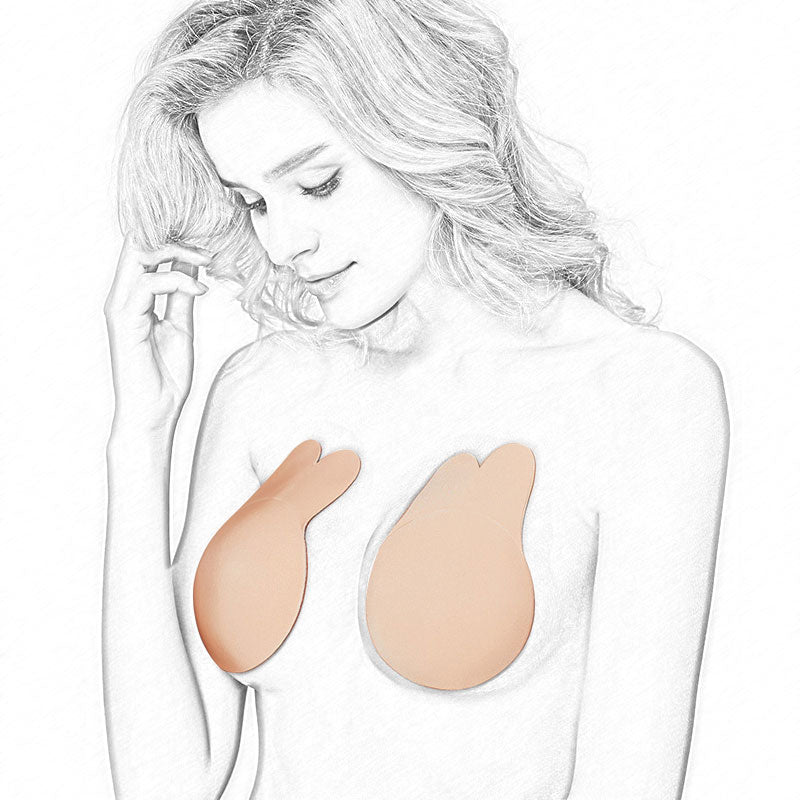 LiftNest Push-up Klebe Pads Unsichtbare Silikon Push-Up-BH: Wiederverwendbare Brustlift-Unterwäsche & Nippelabdeckungen für perfekten Halt und Komfort