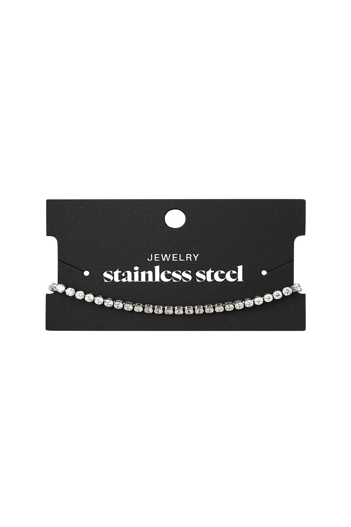 Twinkling diamond bracelet - Silver Color color