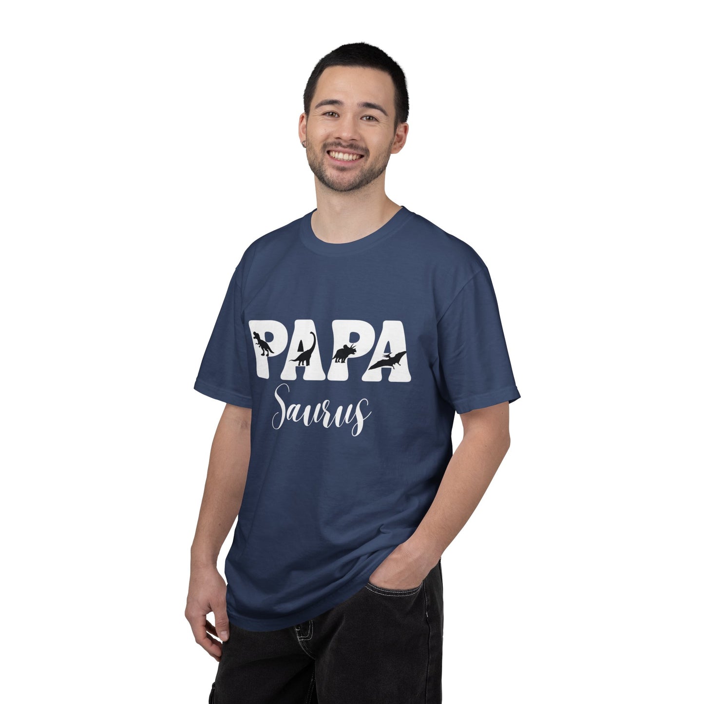 Papa Saurus T-Shirt – Lustiges Dinosaurier Papa Shirt | Geschenk für Papa | Papasaurus T-Shirt | Geburtsgeschenk für werdende Väter | Kult Daddy Design