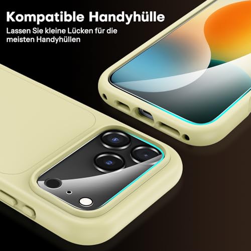 SPARIN für iPhone 17 Pro 6.3 Zoll 2025 Panzer Schutz Glas, 3 Stück Schutzfolie und 3 Stück Kameraschutz mit Montage Rahmen, 9H Härte, Anti-Bläschen,HD-Klar