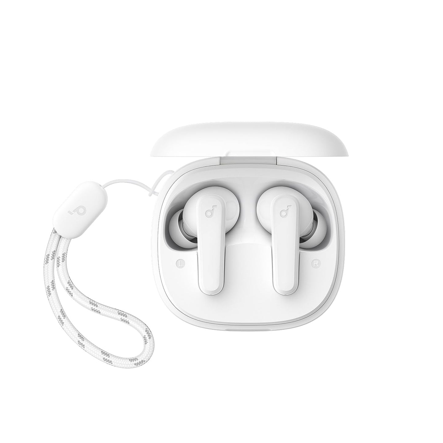 soundcore by Anker P20i Wireless Bluetooth Headphones In-Ear, 10 mm Driver, Bluetooth 5.3, Adjustable EQ, 30 Hours Playtime, IPX5 Waterproof, 2 Micros with AI, Single Use (Black)