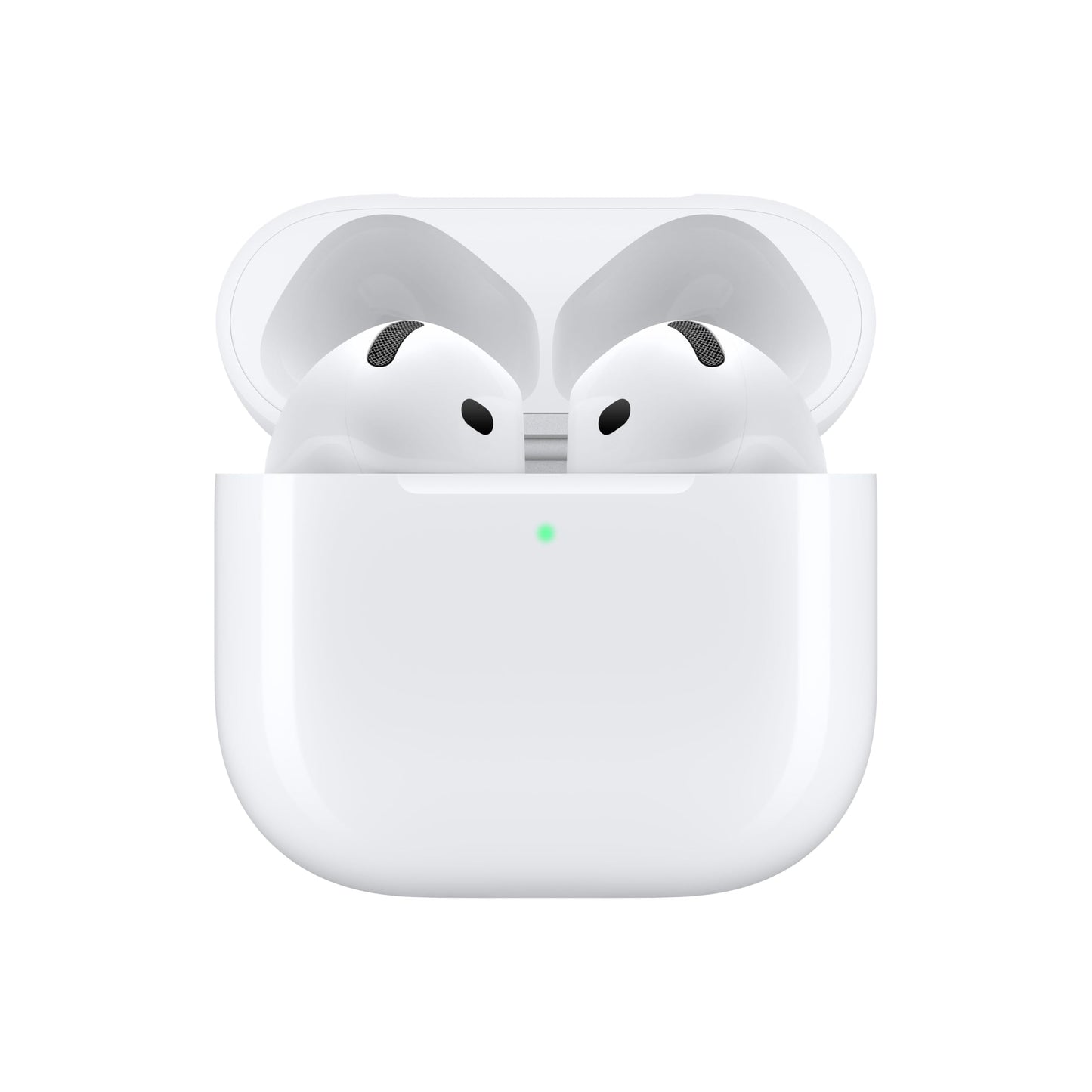 Apple AirPods 4 Kabellose Kopfhörer, Bluetooth Kopfhörer, Personalisiertes 3D Audio, Schutz vor Schweiß und Wasser, USB-C Ladecase, H2 Chip, bis zu 24 Std. Wiedergabe