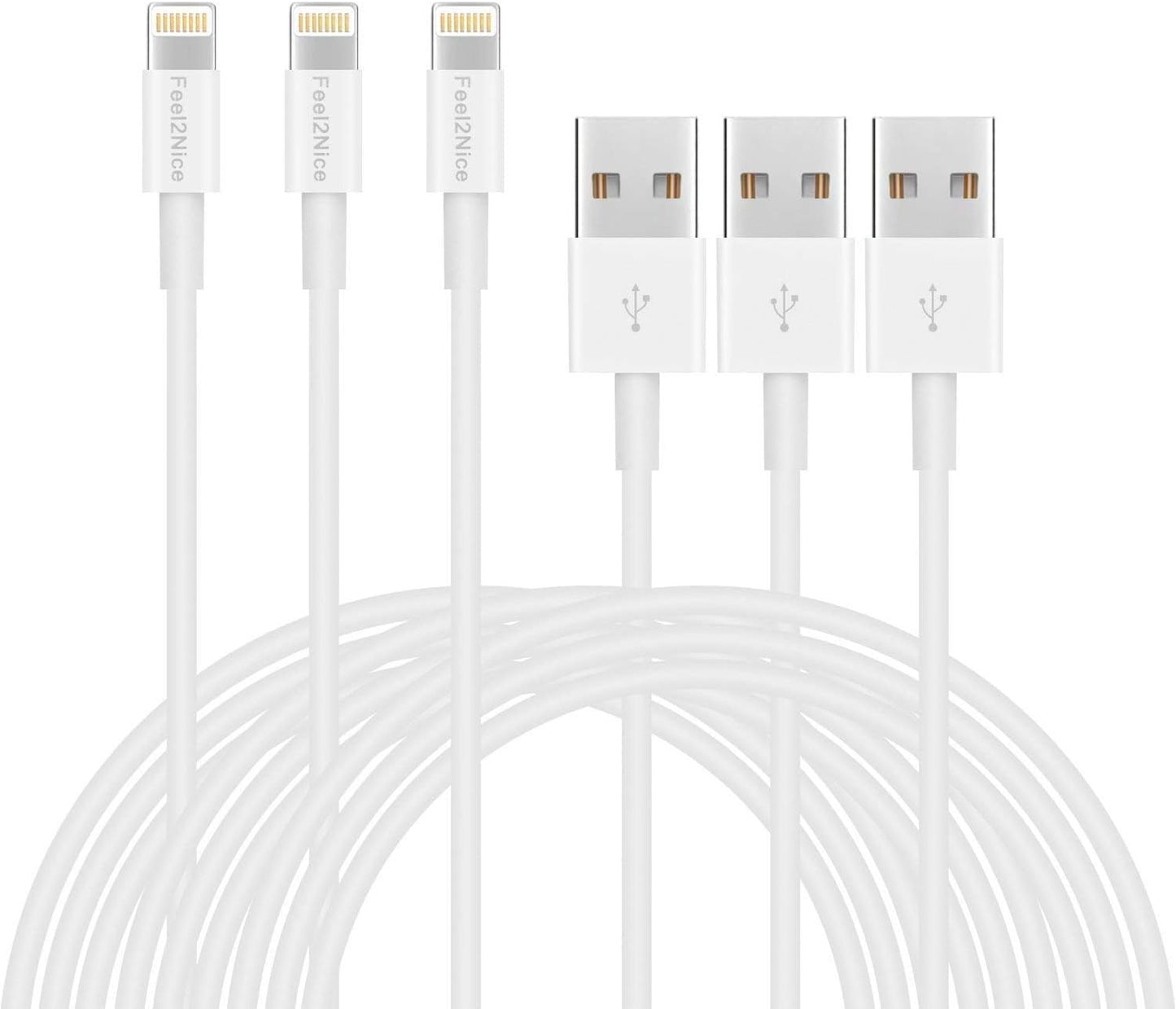 iPhone Ladekabel, [MFi-Zertifiziert] 2er Pack 25W iPhone Ladegerät Apple Ladekabel 2M, USBC Schnellladegerät mit USB C auf Lightning Kabel für i Phone 14 13 12 11 Pro Max XS XR X 8 7 6 Plus 5 iPad