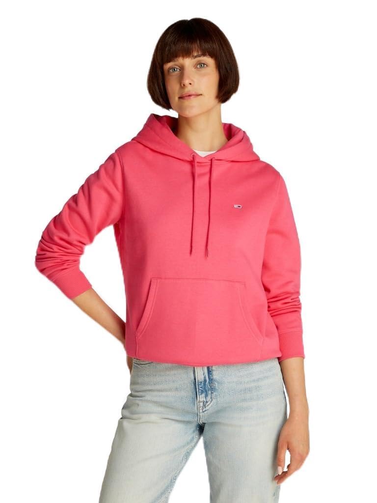 Tommy Jeans Damen Hoodie Flag Regular Fit