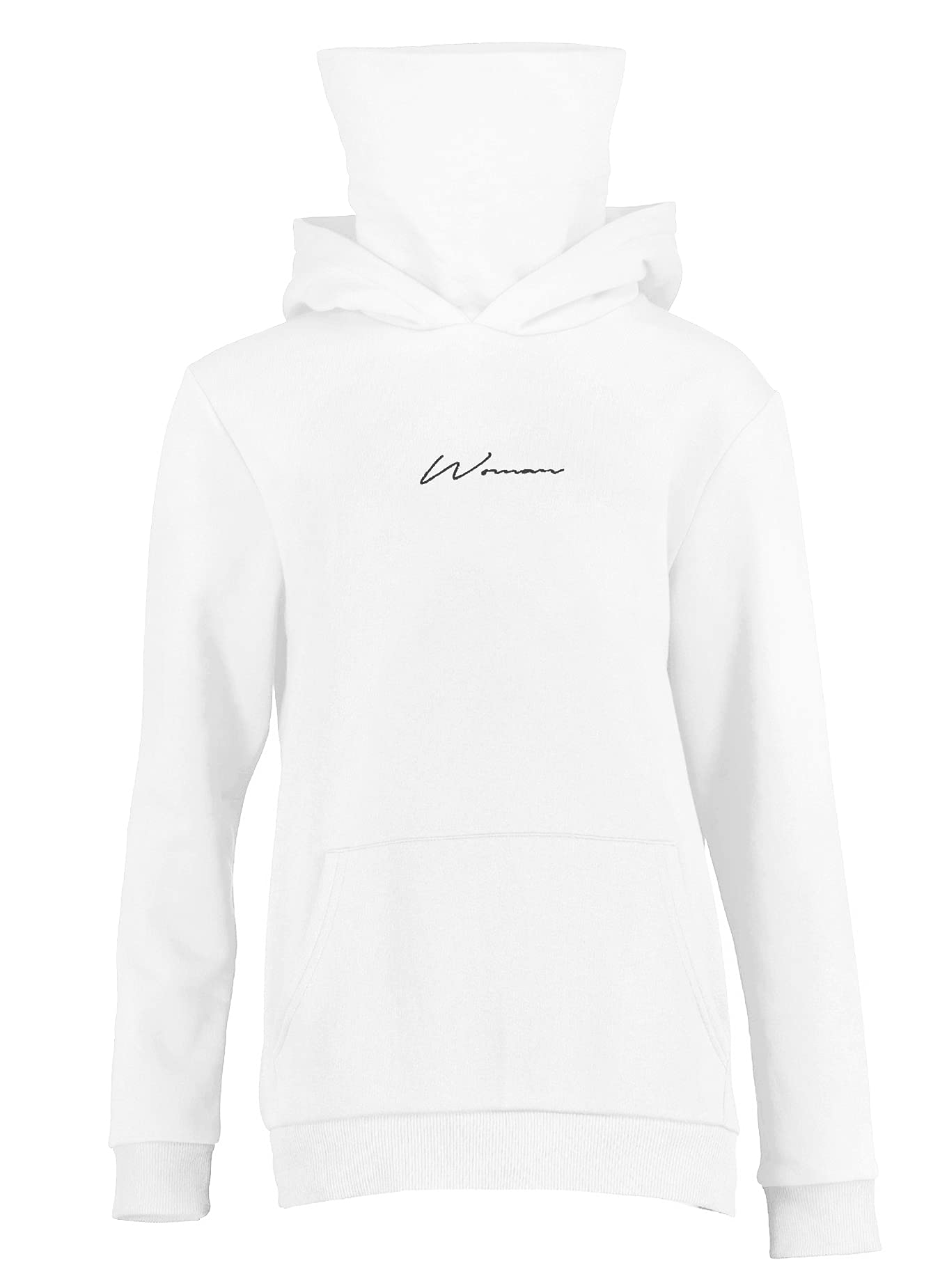 Damen Hoodie Kapuzenpullover Langarm Sweatshirt Winter Pullover Hochkragen Sweatjacke Kapuzen Pullis