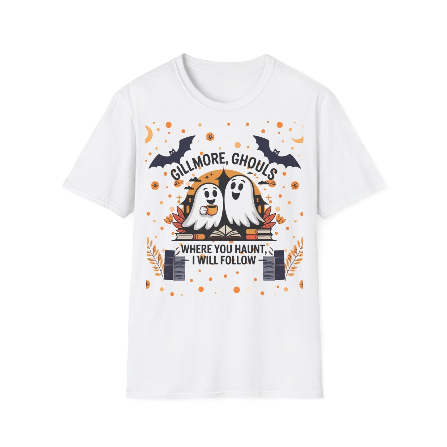 Pandarino Geisterhafte Freundschaft Halloween T-Shirt, Gilmore Ghouls Shirt, Halloween Geschenke, Geister Parodie Halloween T-Shirt
