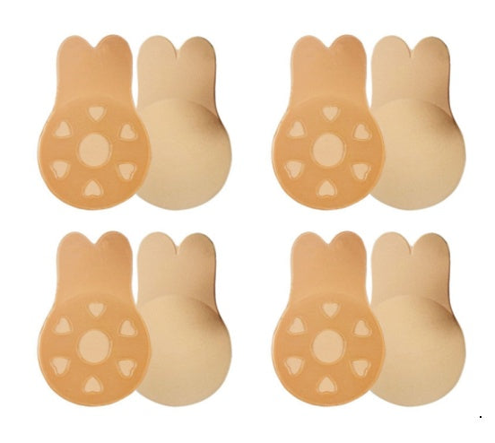 LiftNest Push-up Klebe Pads Unsichtbare Silikon Push-Up-BH: Wiederverwendbare Brustlift-Unterwäsche & Nippelabdeckungen für perfekten Halt und Komfort