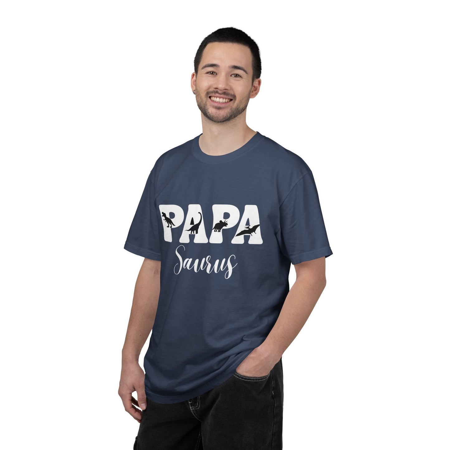 Papa Saurus T-Shirt – Lustiges Dinosaurier Papa Shirt | Geschenk für Papa | Papasaurus T-Shirt | Geburtsgeschenk für werdende Väter | Kult Daddy Design