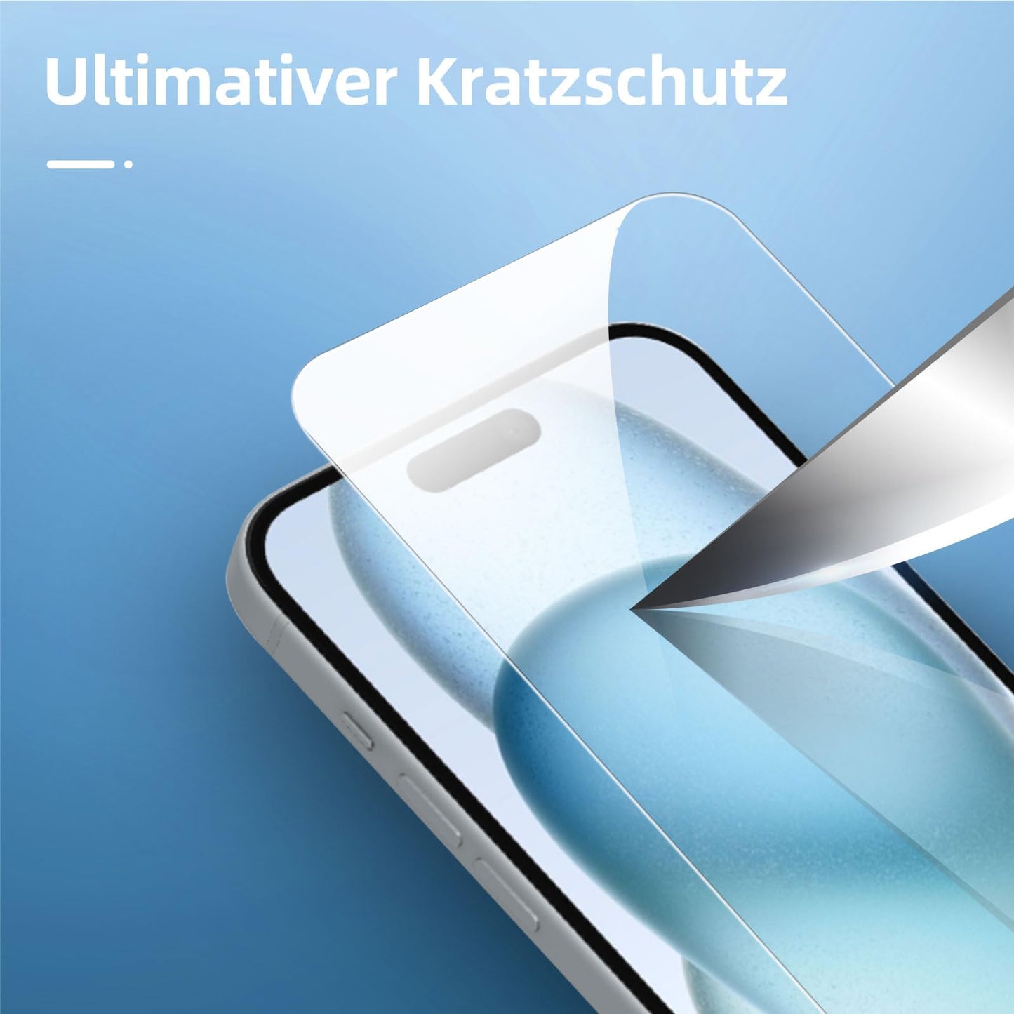 NEW'C für iPhone 16 für Panzerglas 6,1 Zoll (2 Stück) und 2 x Kamera Panzer Schutz für Kameraschutz (2 Stück) -Kratzfest -extrem widerstandsfähig -9H-Härteglas