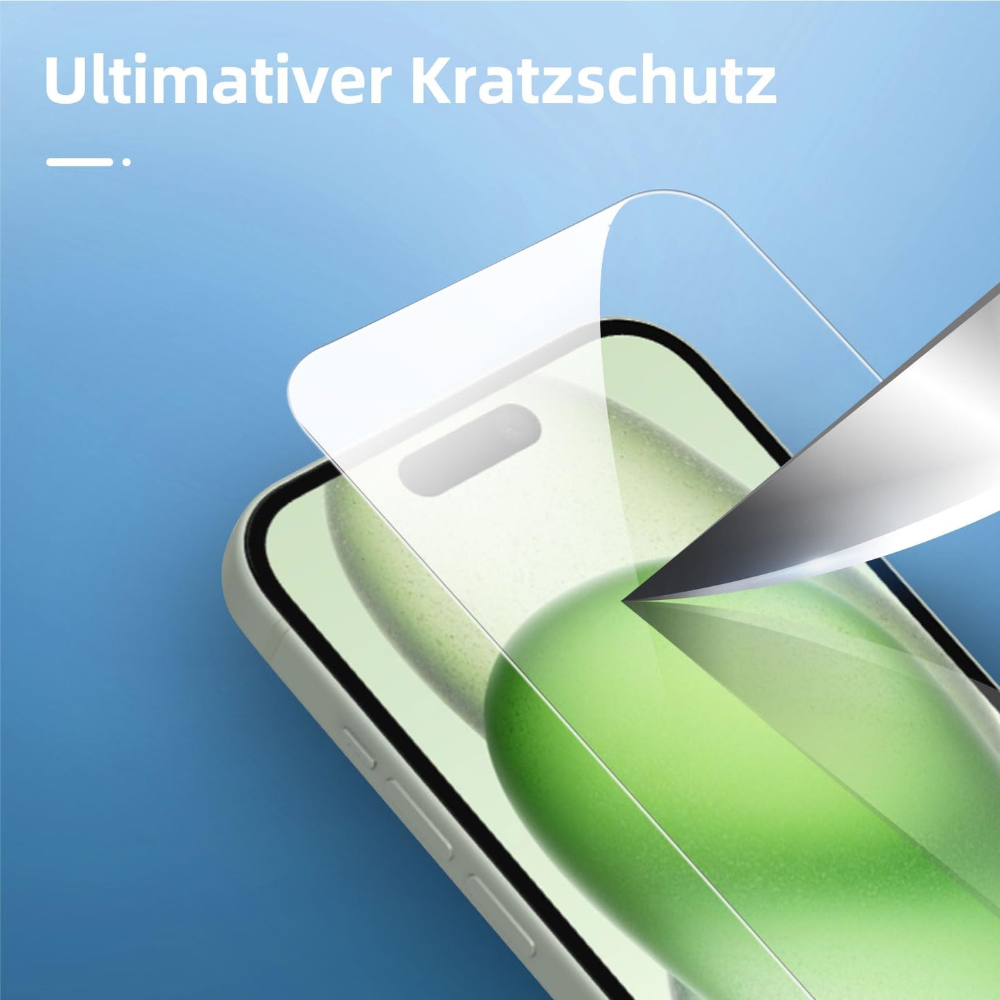 NEW'C für iPhone 16 für Panzerglas 6,1 Zoll (2 Stück) und 2 x Kamera Panzer Schutz für Kameraschutz (2 Stück) -Kratzfest -extrem widerstandsfähig -9H-Härteglas