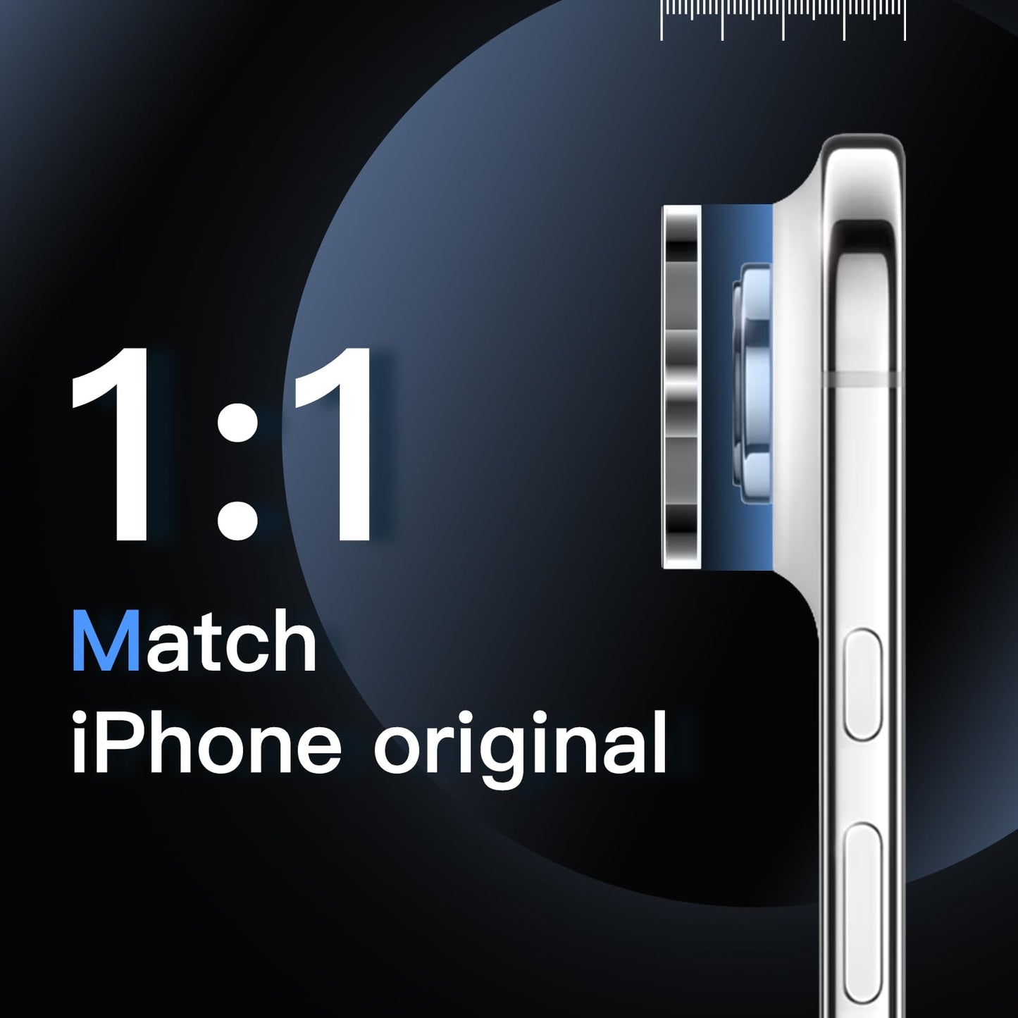 JETech Kameraschutz für iPhone 17 Pro 6,3 Zoll, 9H Gehärtetes Glas, Anti-Kratzer, Hat Keinen Einfluss auf die Hülle, Beeinträchtigt Nachtaufnahmen Nicht, HD Klar, 3 Stück (Durchsichtig)
