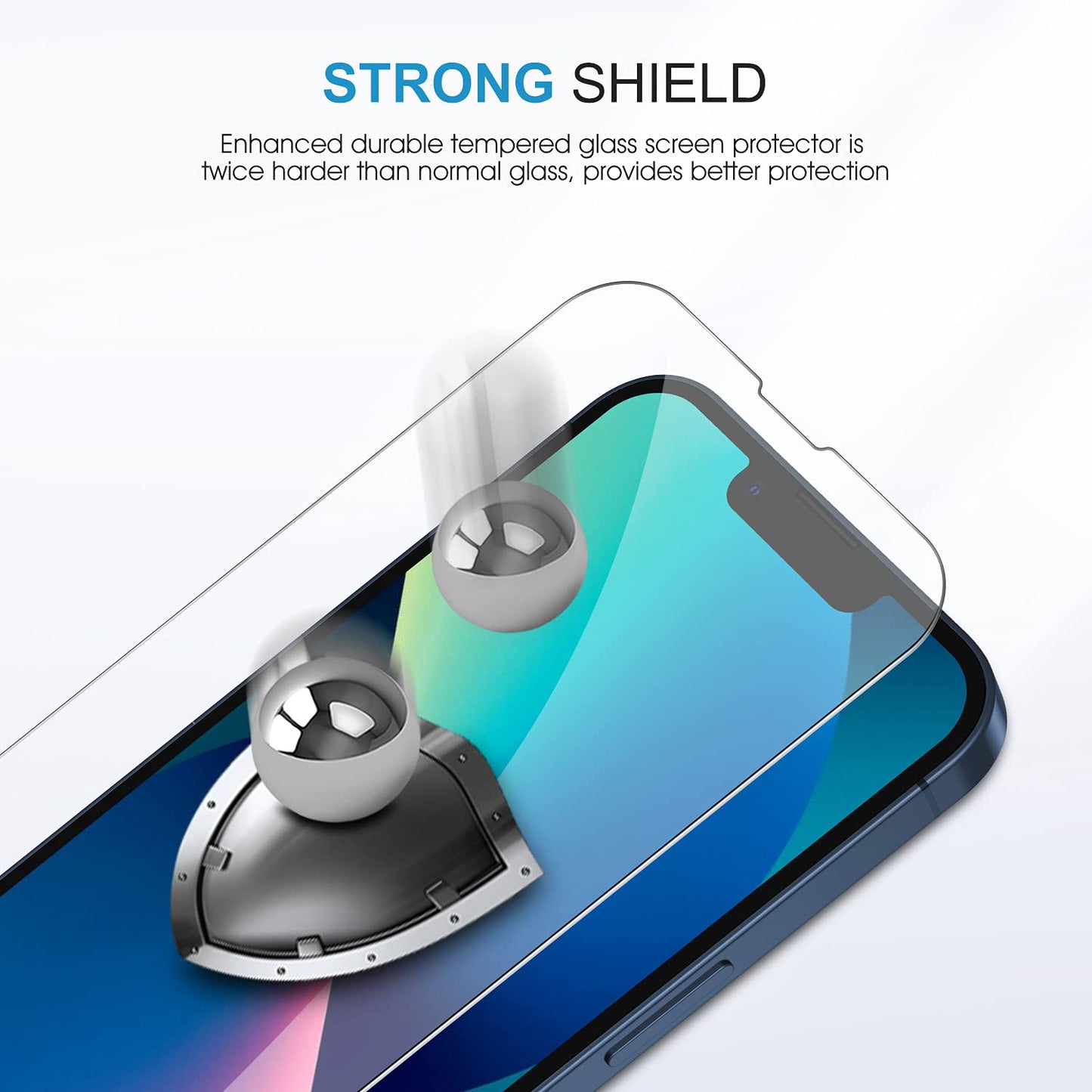 SPARIN für iPhone 17 Pro 6.3 Zoll 2025 Panzer Schutz Glas, 3 Stück Schutzfolie und 3 Stück Kameraschutz mit Montage Rahmen, 9H Härte, Anti-Bläschen,HD-Klar