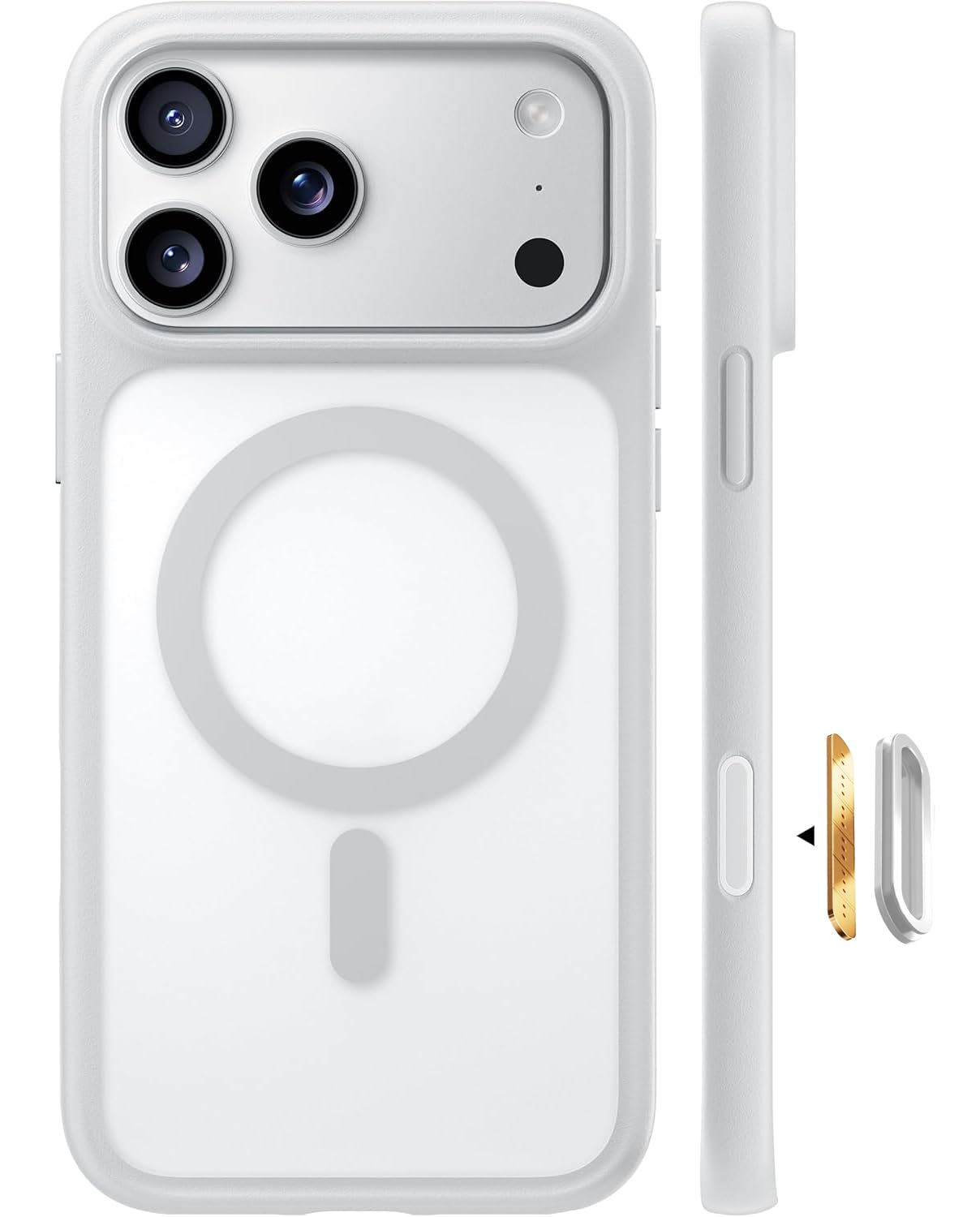 TORRAS Guardian-Mag für iPhone 17 Pro Hülle für MagSafe (Zertifizierte Militärschutz und Magnetkraft) Handyhülle iPhone 17 Pro Case Extrem Haltbarkeit Hülle Stoßfest Kratzfest Cover, Matt Blau