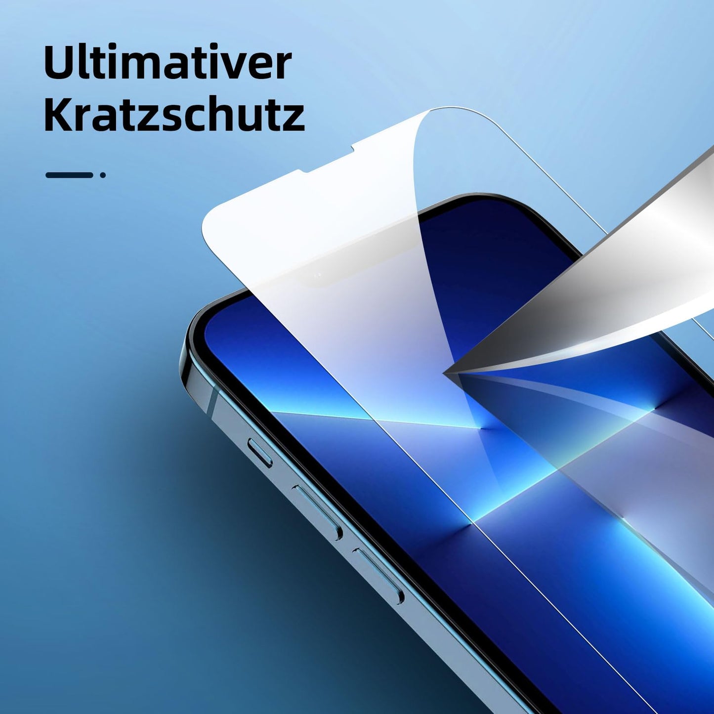 NEW'C für iPhone 16 für Panzerglas 6,1 Zoll (2 Stück) und 2 x Kamera Panzer Schutz für Kameraschutz (2 Stück) -Kratzfest -extrem widerstandsfähig -9H-Härteglas