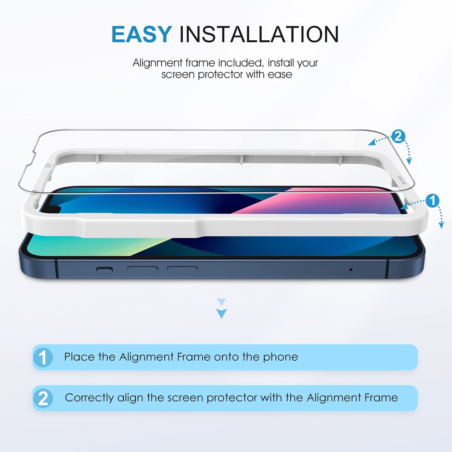 SPARIN für iPhone 17 Pro 6.3 Zoll 2025 Panzer Schutz Glas, 3 Stück Schutzfolie und 3 Stück Kameraschutz mit Montage Rahmen, 9H Härte, Anti-Bläschen,HD-Klar