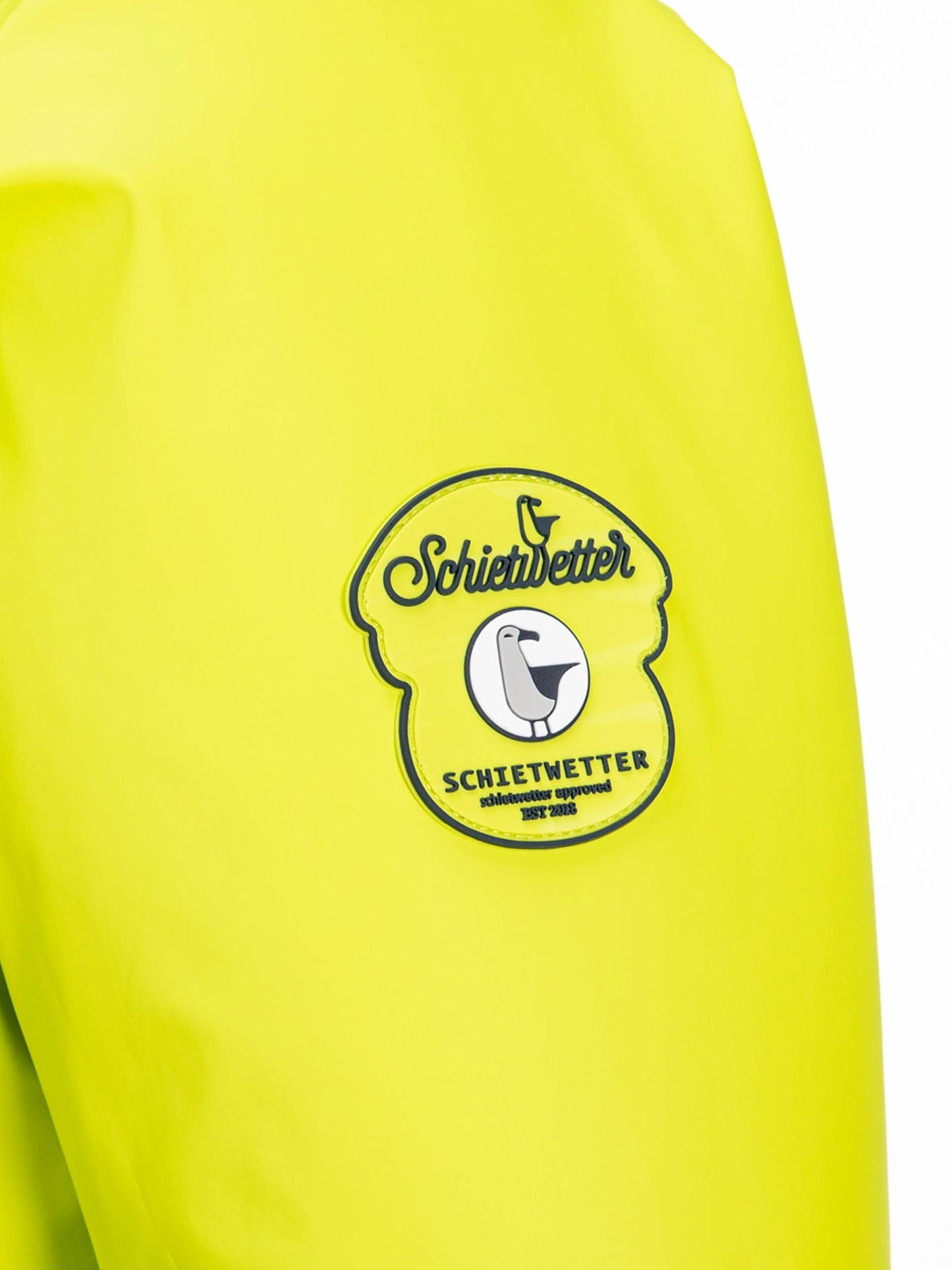 SCHIETWETTER Damen Regenjacke Büffelfell Mima, Friesenerz, Kuschelfleece, Regenparka, PU-Jacke, gefüttert, wasserdicht, Winddicht