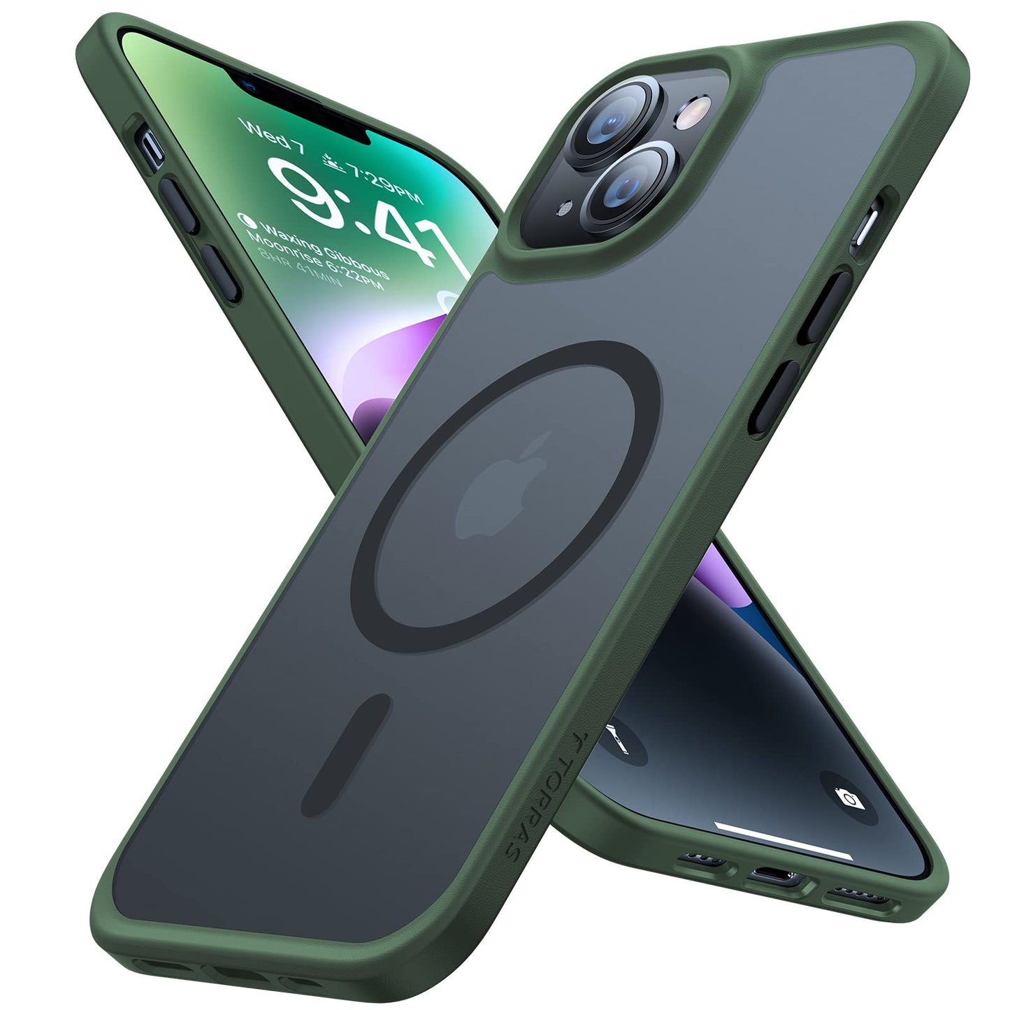 TORRAS Guardian-Mag für iPhone 17 Pro Hülle für MagSafe (Zertifizierte Militärschutz und Magnetkraft) Handyhülle iPhone 17 Pro Case Extrem Haltbarkeit Hülle Stoßfest Kratzfest Cover, Matt Blau