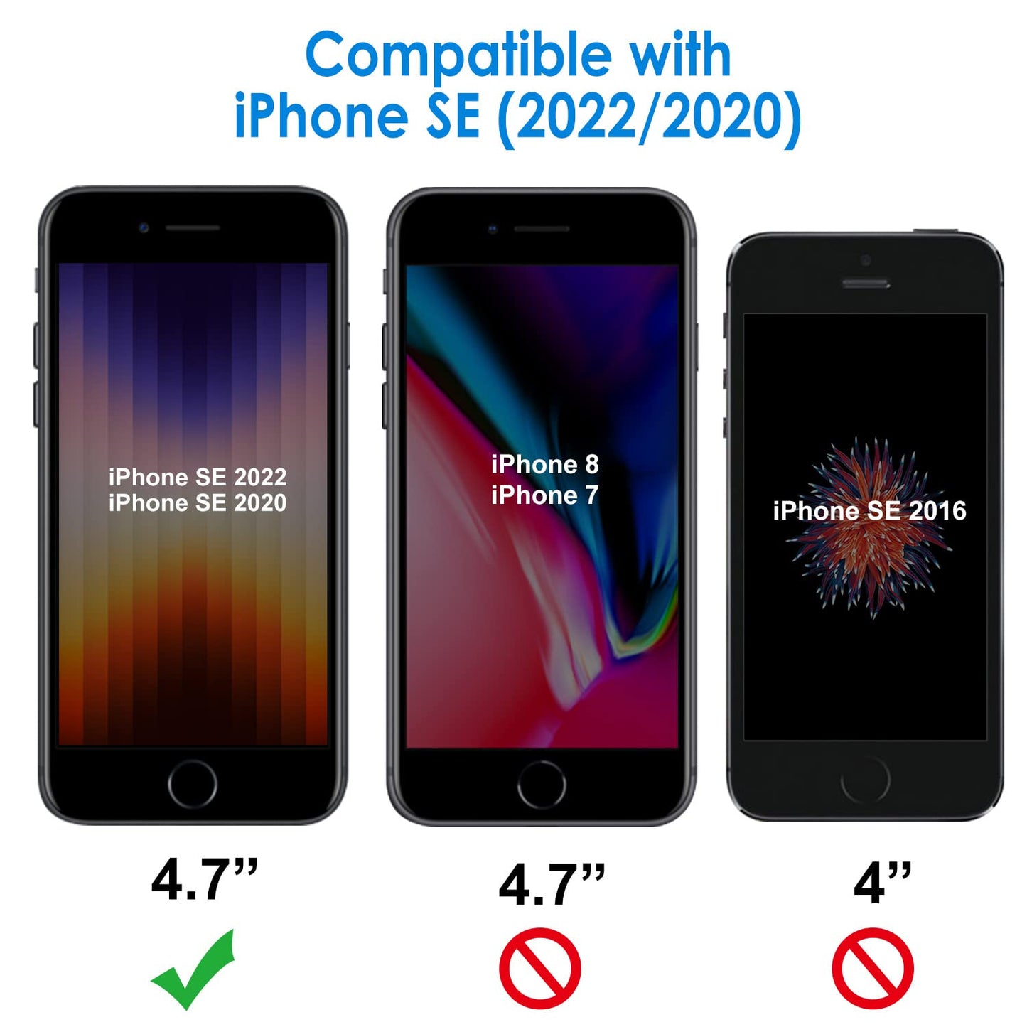 JETech Screen Protector for iPhone 12/12 Pro 6.1 Inch, Tempered Glass Screen Protector, Pack of 3
