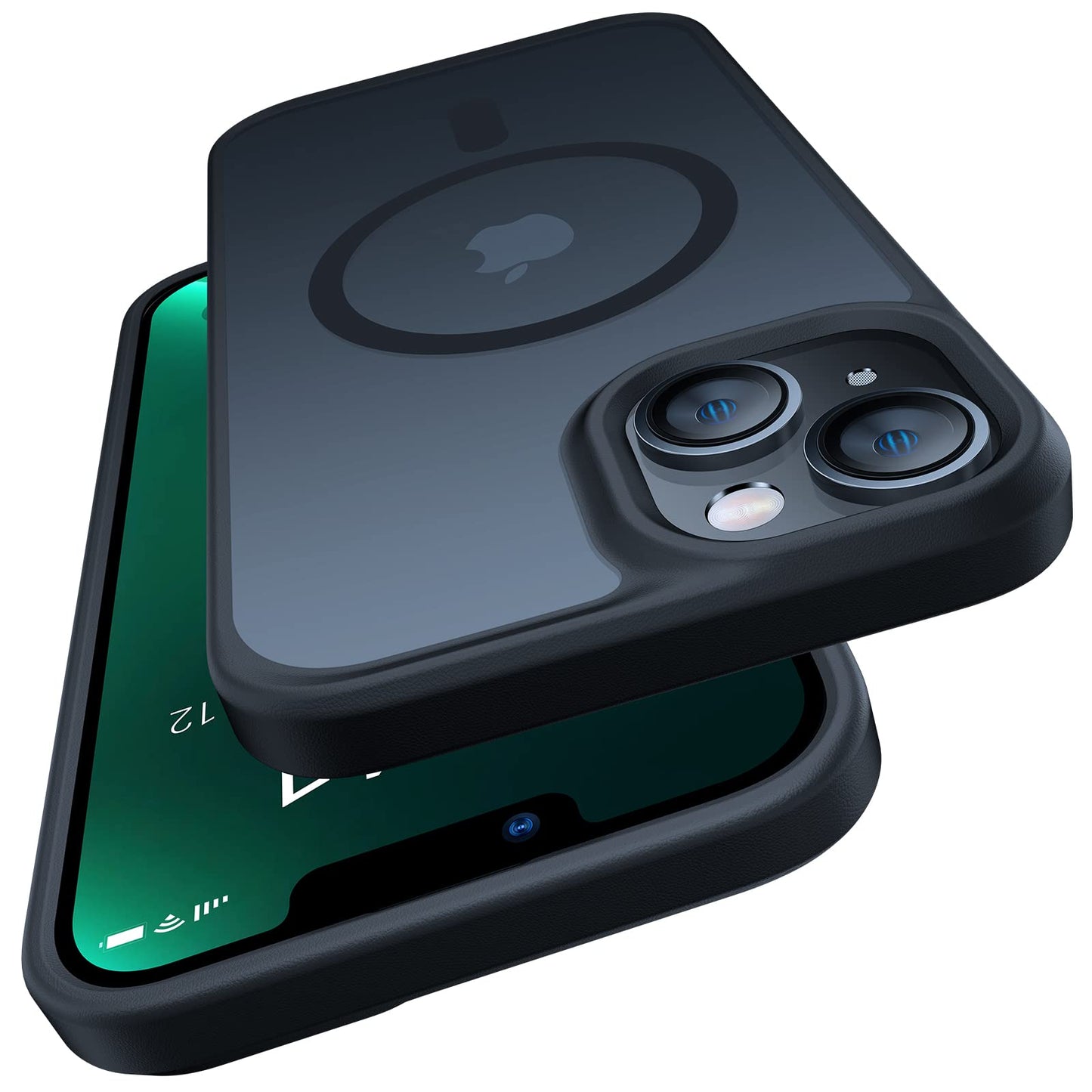 TORRAS Guardian-Mag für iPhone 17 Pro Hülle für MagSafe (Zertifizierte Militärschutz und Magnetkraft) Handyhülle iPhone 17 Pro Case Extrem Haltbarkeit Hülle Stoßfest Kratzfest Cover, Matt Blau