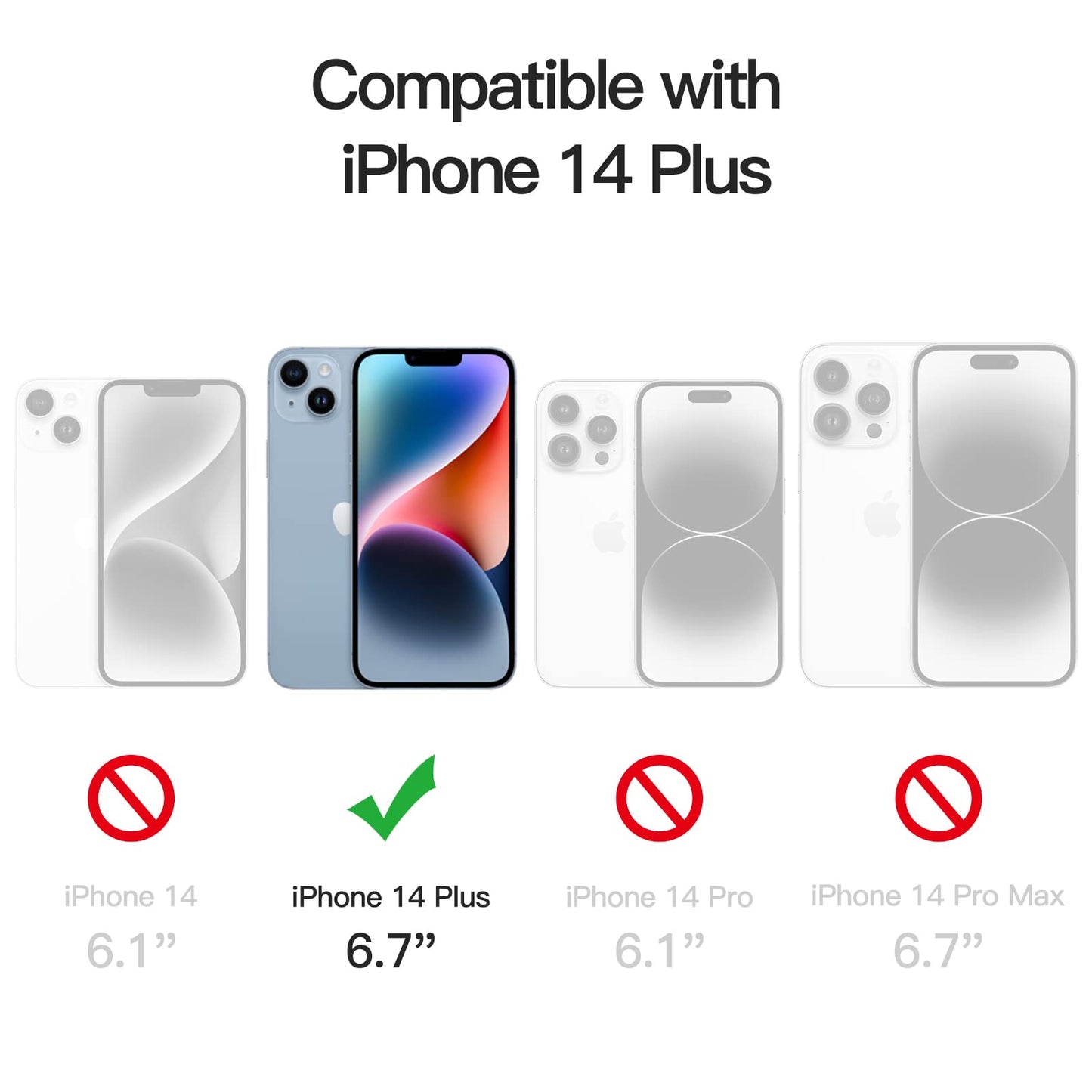 JETech Screen Protector for iPhone 12/12 Pro 6.1 Inch, Tempered Glass Screen Protector, Pack of 3