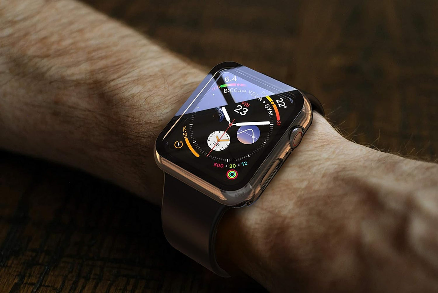 Misxi 2 Stück Harte PC Schutzhülle mit Gehärtetem Displayschutz für Apple Watch Series 11 (2025) Series 10 46mm, Ultra-dünne Anti-Fall Kratzfeste Abdeckung Schutz für iWatch, Mattschwarz