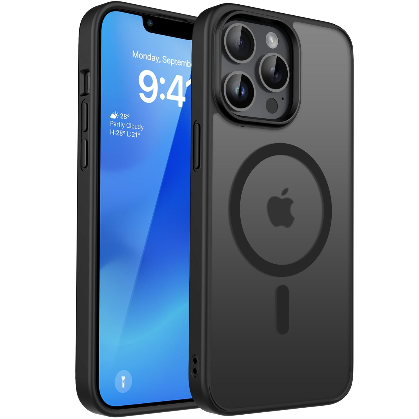 CACOE für iPhone 17 Hülle Kameraschutzend, Kompatibel mit MagSafe, Stoßfest Kratzfest Magnetisch Rückseite Handyhülle für iPhone 17 Case Transluzente