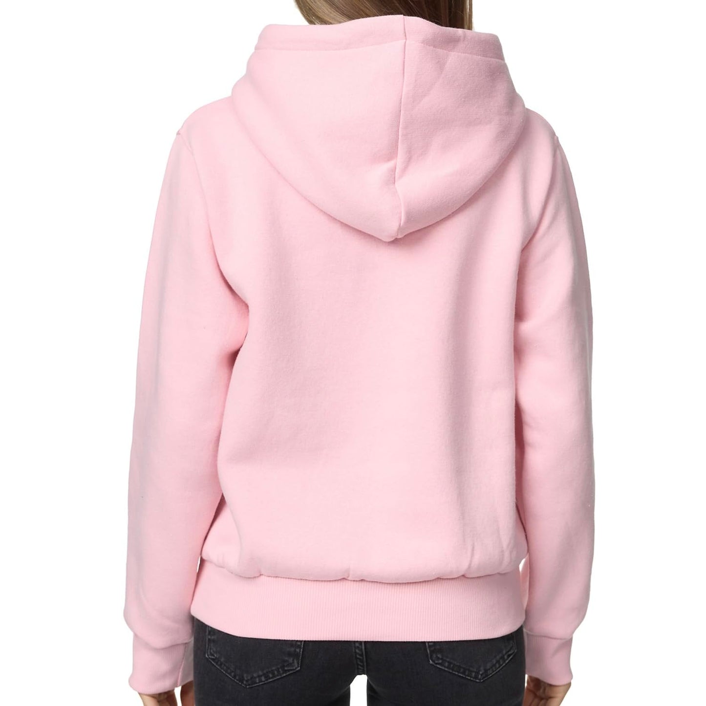 Smith & Solo Hoodie Damen – Kapuzenpullover Frauen Baumwolle Long, mit Kapuze Pullover Sweatshirt Rundhals, Slim Fit Freizeit Sport Langarmshirt, Hoodies Training - Pulli Streetwear