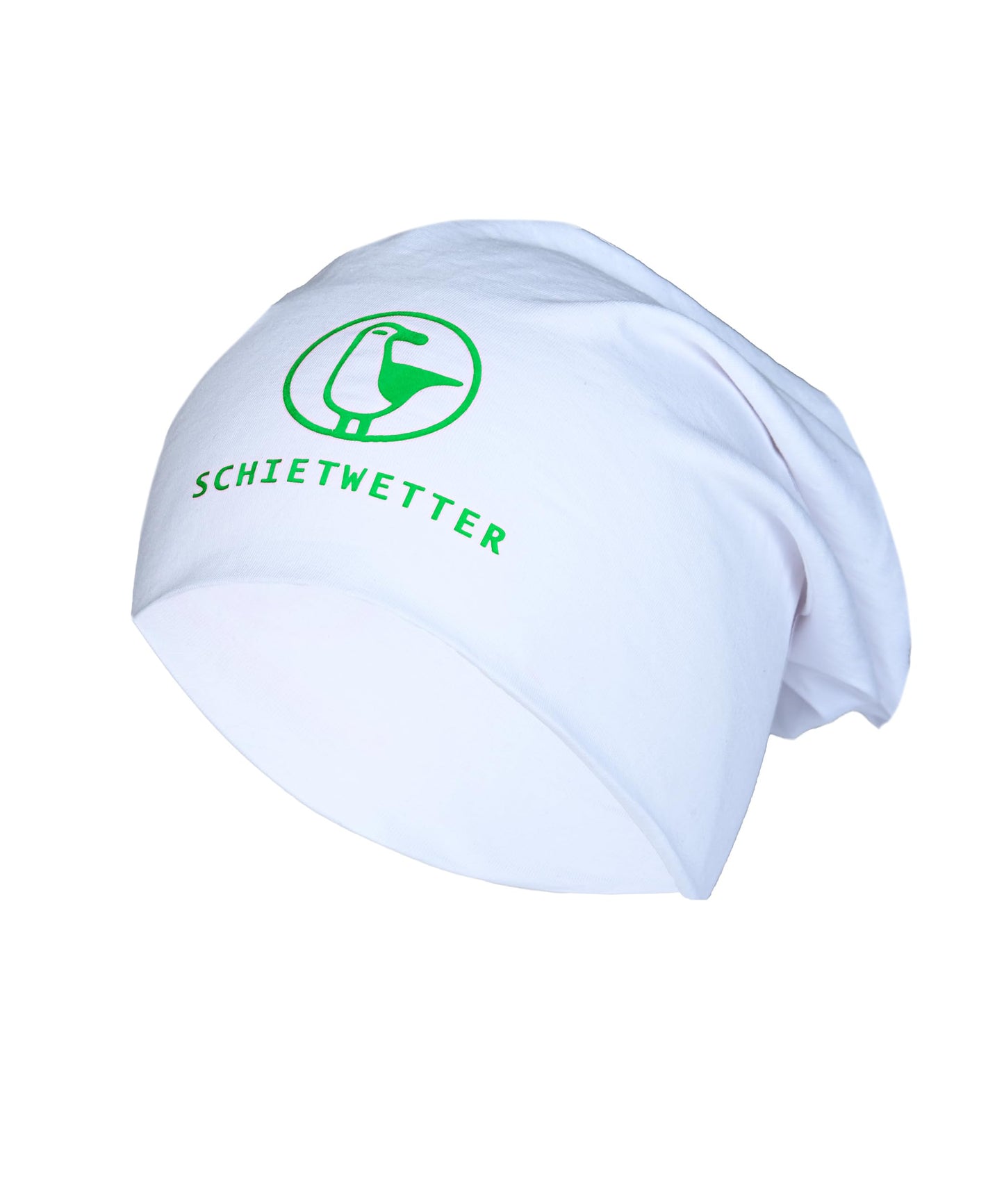 SCHIETWETTER Unisex Erw. Leichte Beanie Mütze Möwe, Übergangsmütze, dünne Kopfbedeckung, Logo-Print, Stretch, warm, einfarbig