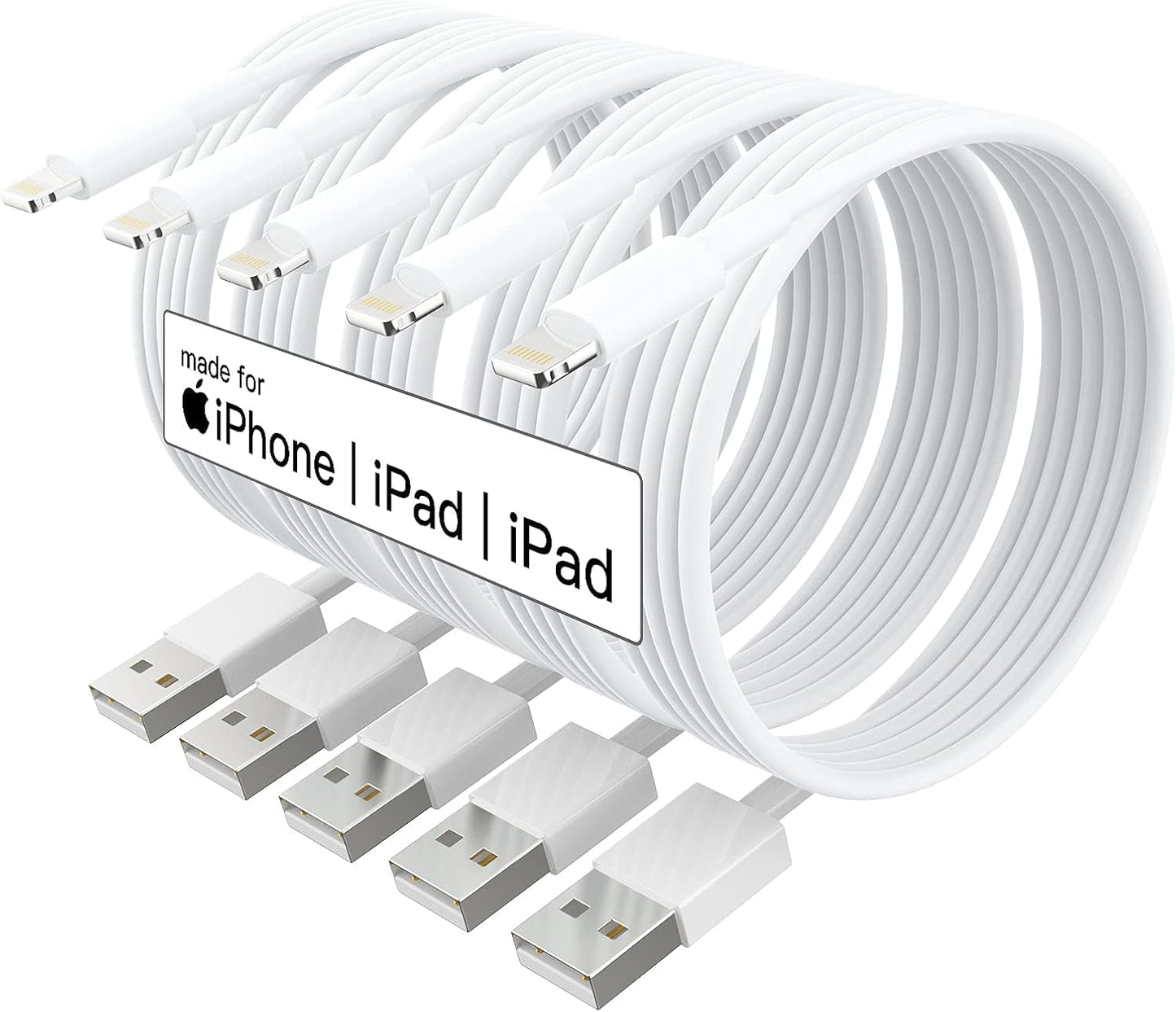 iPhone Ladekabel, [MFi-Zertifiziert] 2er Pack 25W iPhone Ladegerät Apple Ladekabel 2M, USBC Schnellladegerät mit USB C auf Lightning Kabel für i Phone 14 13 12 11 Pro Max XS XR X 8 7 6 Plus 5 iPad