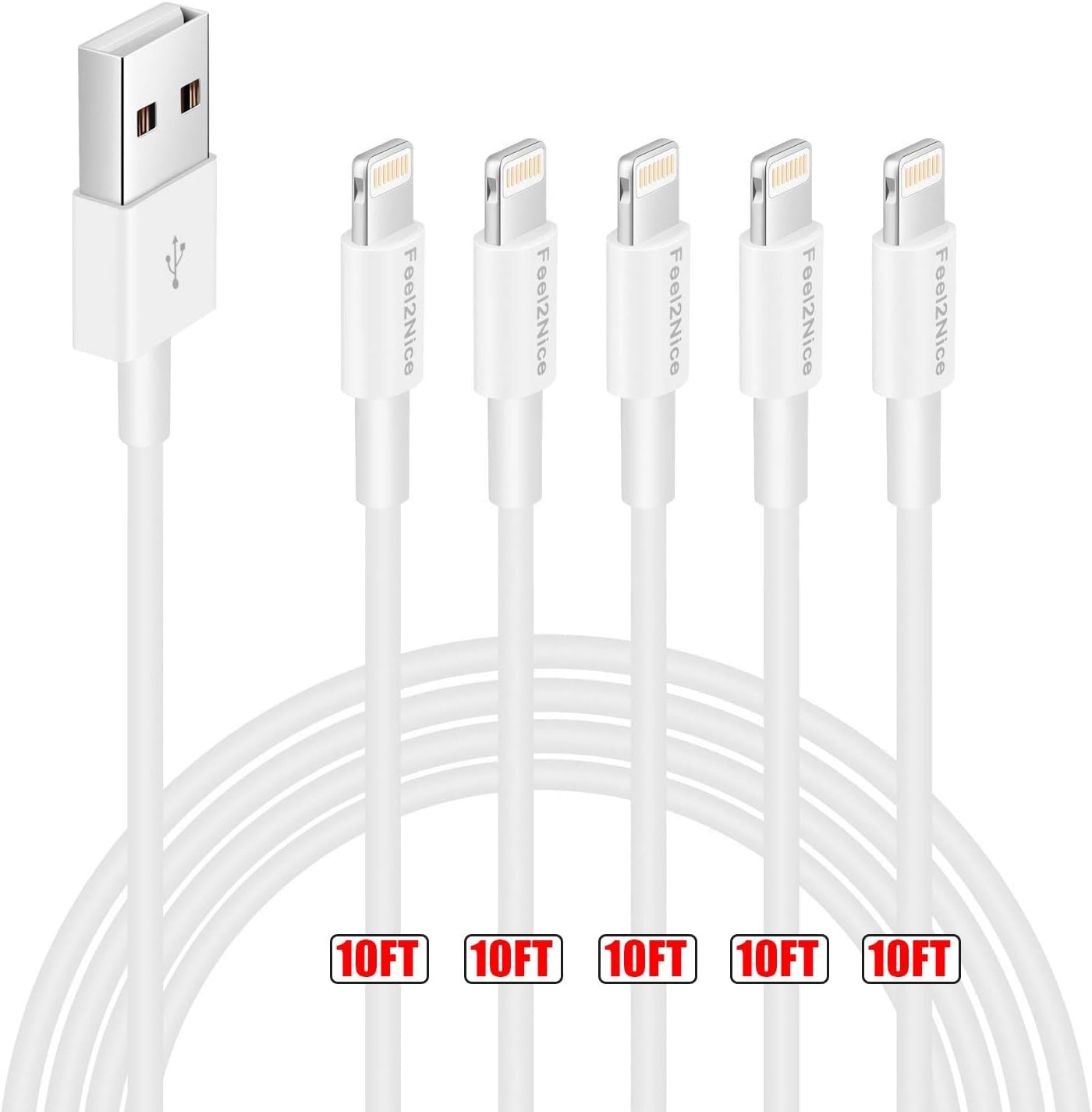 iPhone Ladekabel, [MFi-Zertifiziert] 2er Pack 25W iPhone Ladegerät Apple Ladekabel 2M, USBC Schnellladegerät mit USB C auf Lightning Kabel für i Phone 14 13 12 11 Pro Max XS XR X 8 7 6 Plus 5 iPad