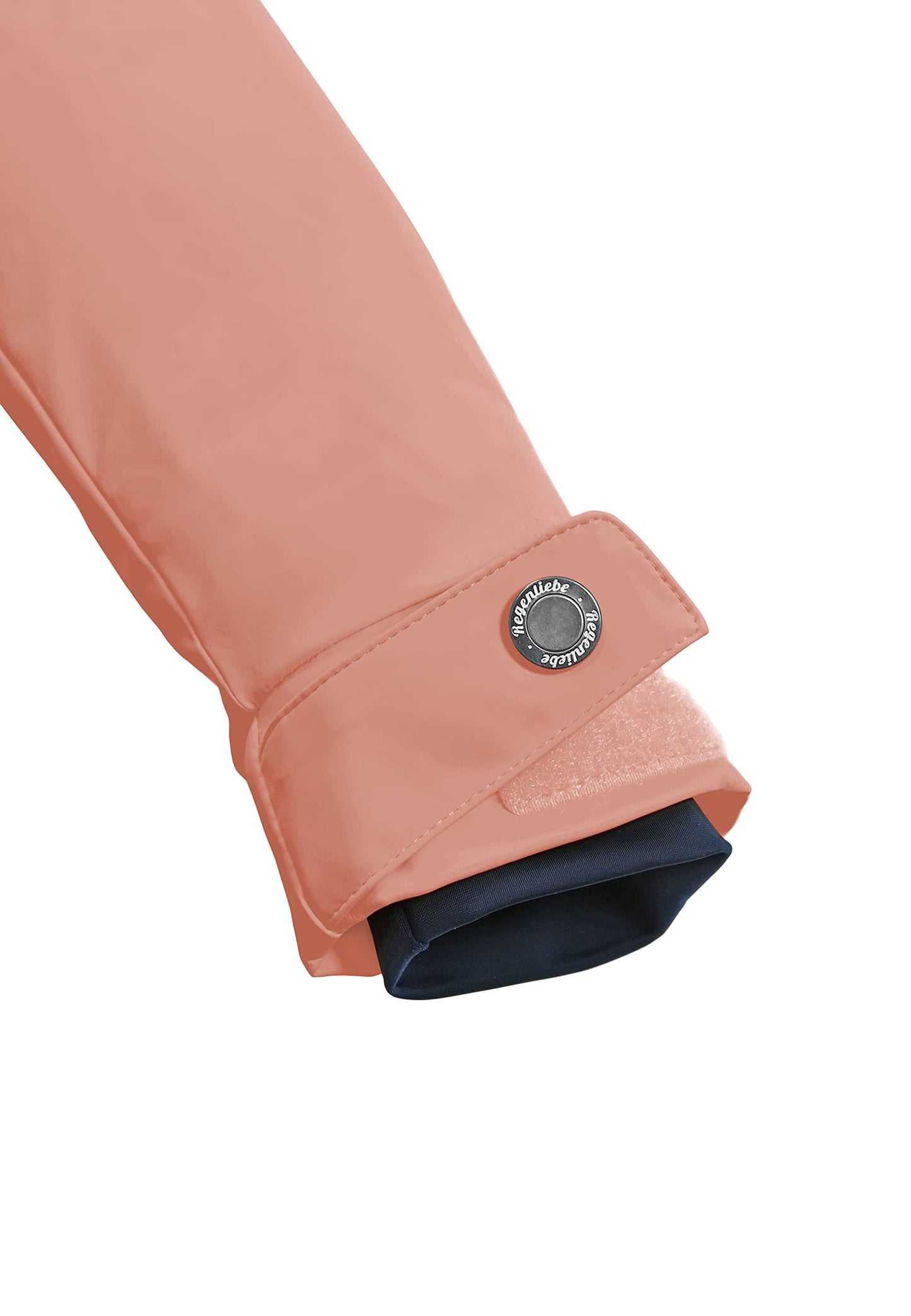 Regenliebe Damen Regenmantel wasserdicht Friesennerz mit Teddyfleece gefüttert