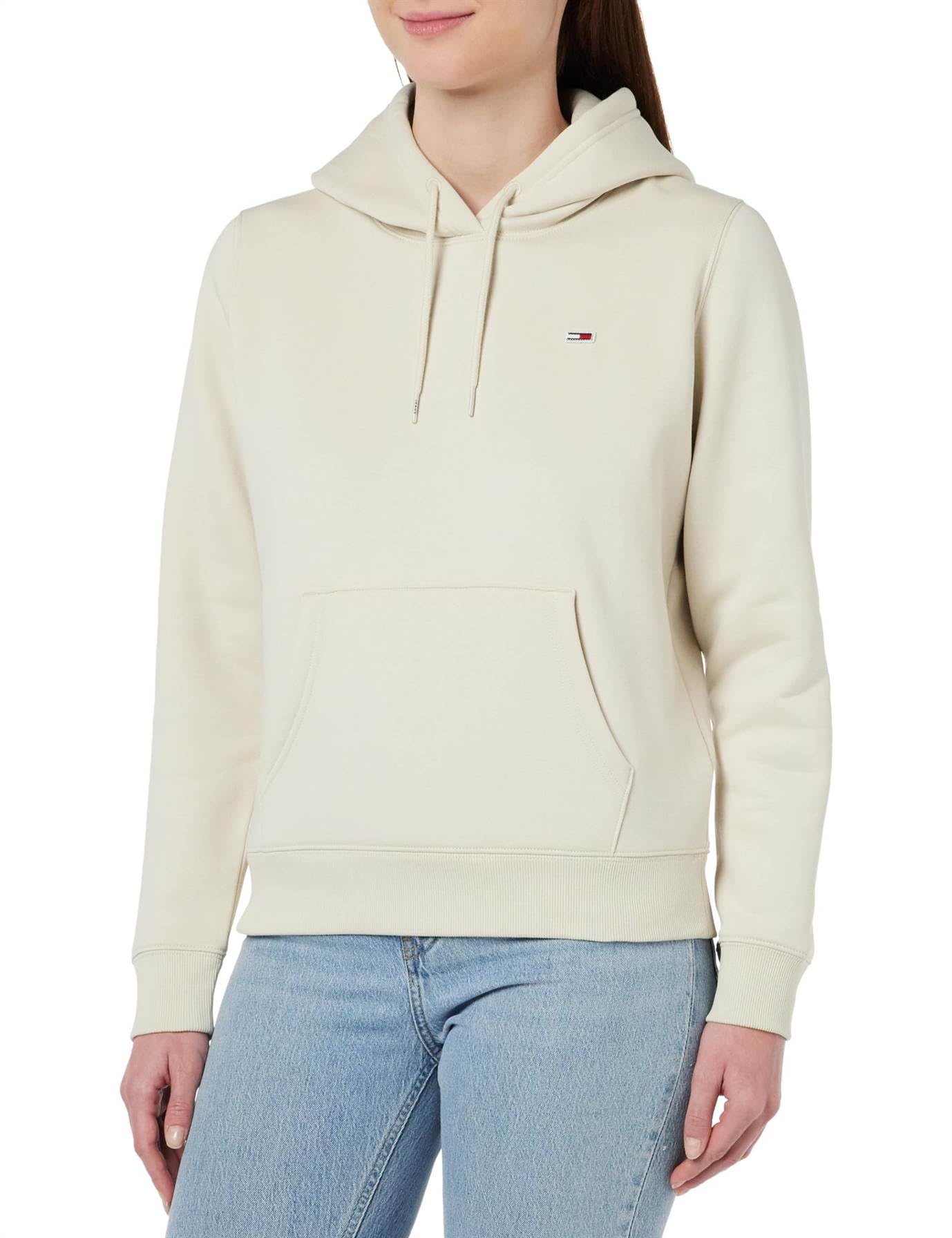 Tommy Jeans Damen Hoodie Flag Regular Fit