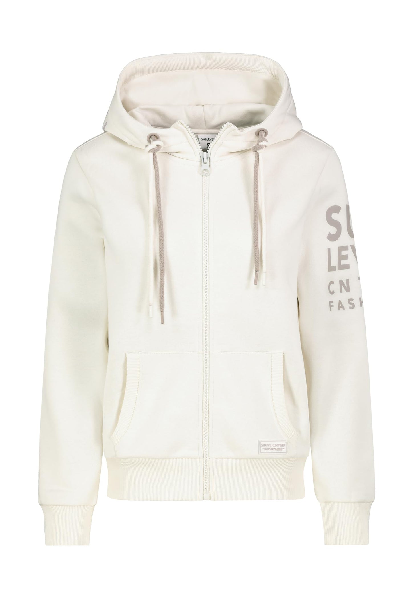 Sublevel Damen Sweathoodie Kapuzenpullover Sweatjacke mit Prints und Kapuze