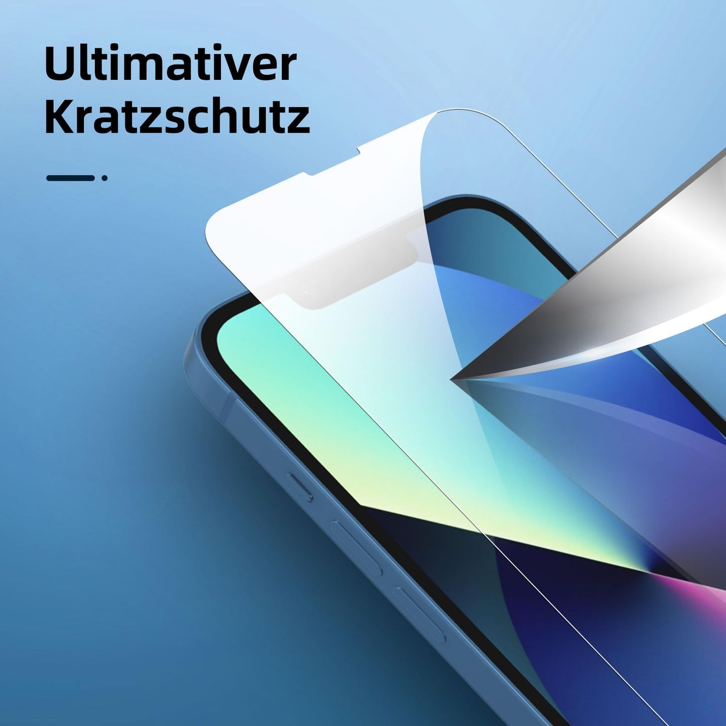 NEW'C für iPhone 16 für Panzerglas 6,1 Zoll (2 Stück) und 2 x Kamera Panzer Schutz für Kameraschutz (2 Stück) -Kratzfest -extrem widerstandsfähig -9H-Härteglas
