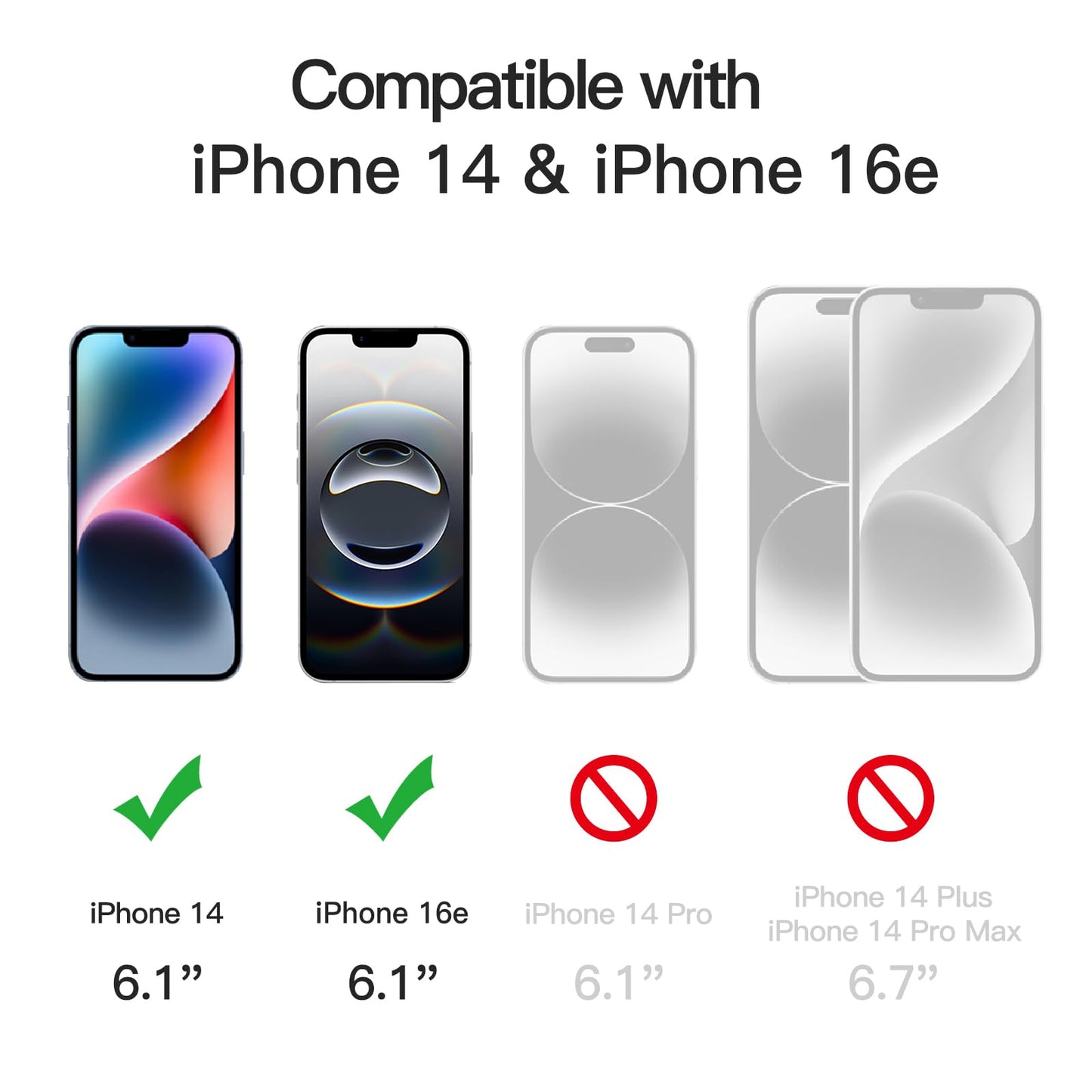 JETech Screen Protector for iPhone 12/12 Pro 6.1 Inch, Tempered Glass Screen Protector, Pack of 3