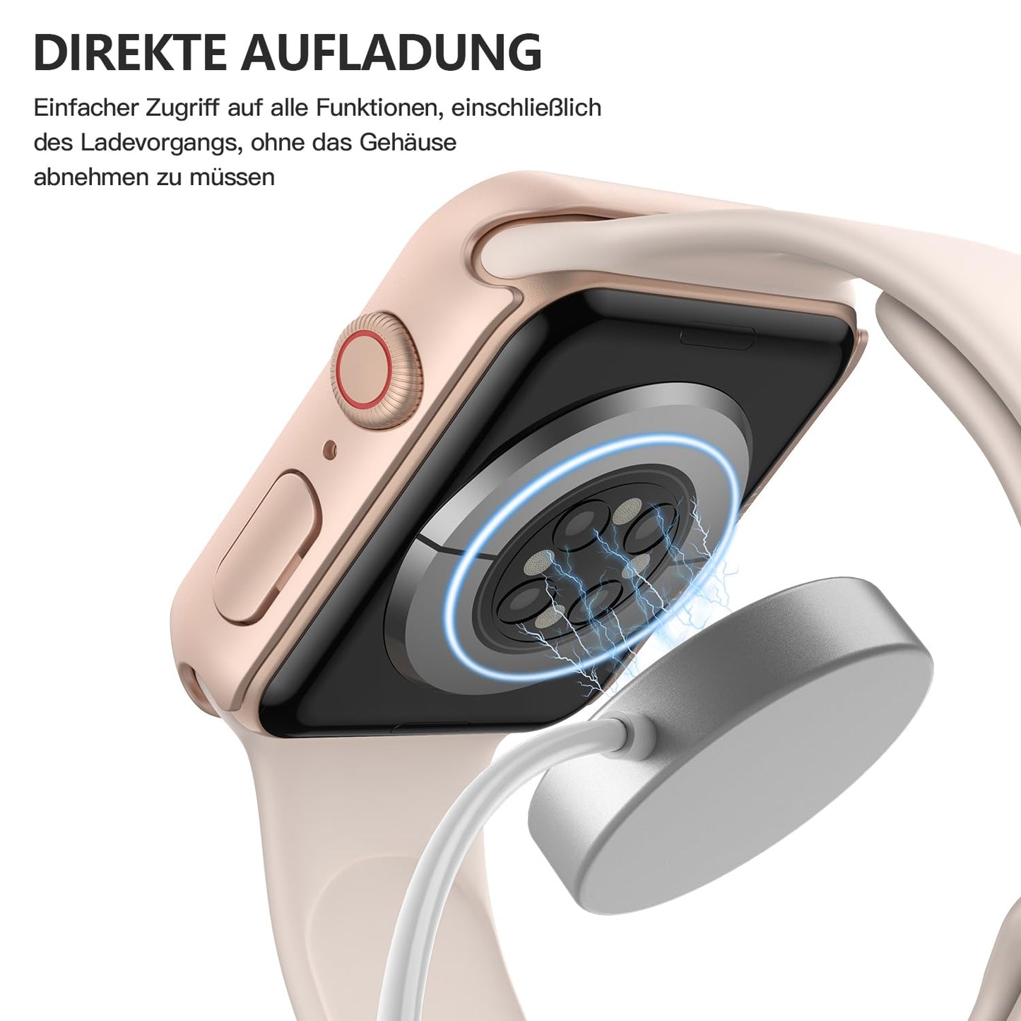 Misxi 2 Stück Harte PC Schutzhülle mit Gehärtetem Displayschutz für Apple Watch Series 11 (2025) Series 10 46mm, Ultra-dünne Anti-Fall Kratzfeste Abdeckung Schutz für iWatch, Mattschwarz